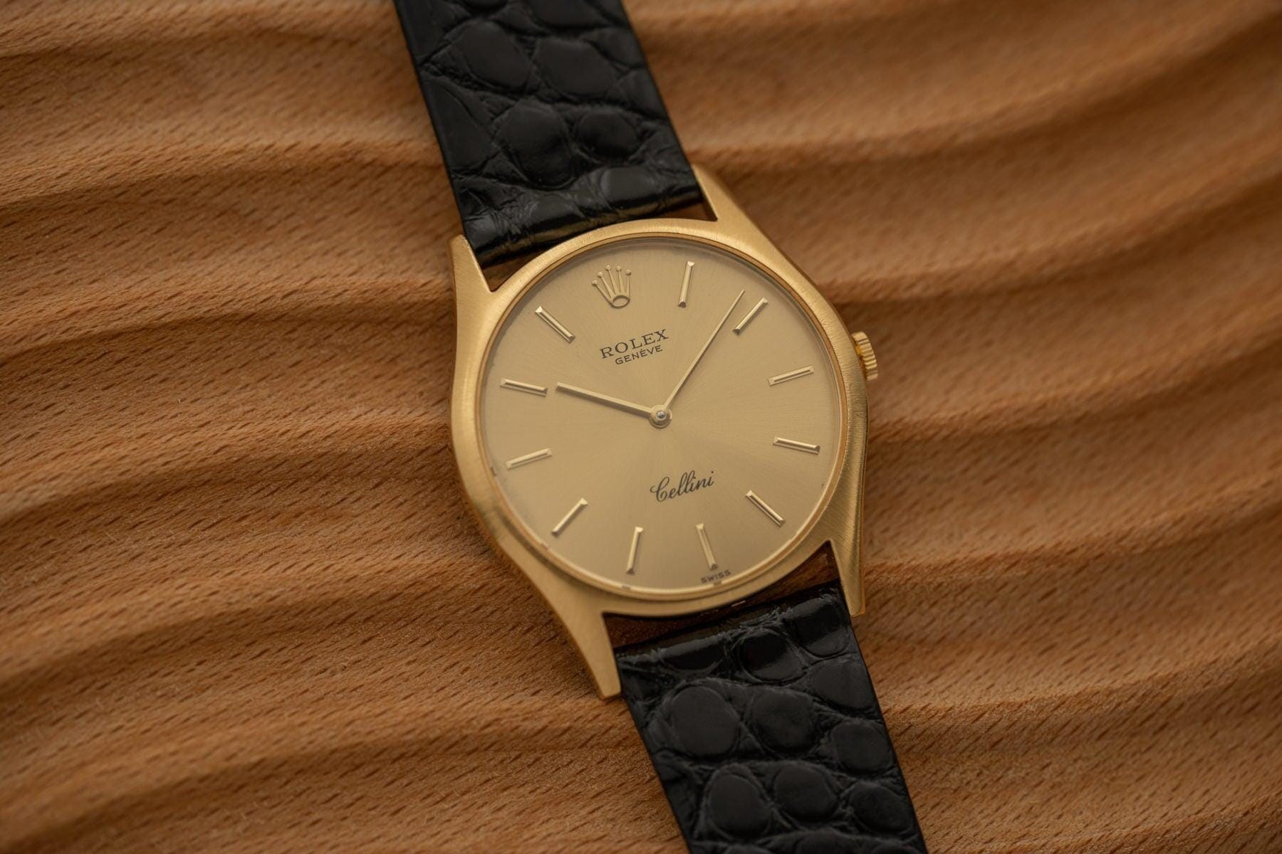 ROLEX CELLINI 3804 YG CHAMPAGNE DIAL - Arbitro