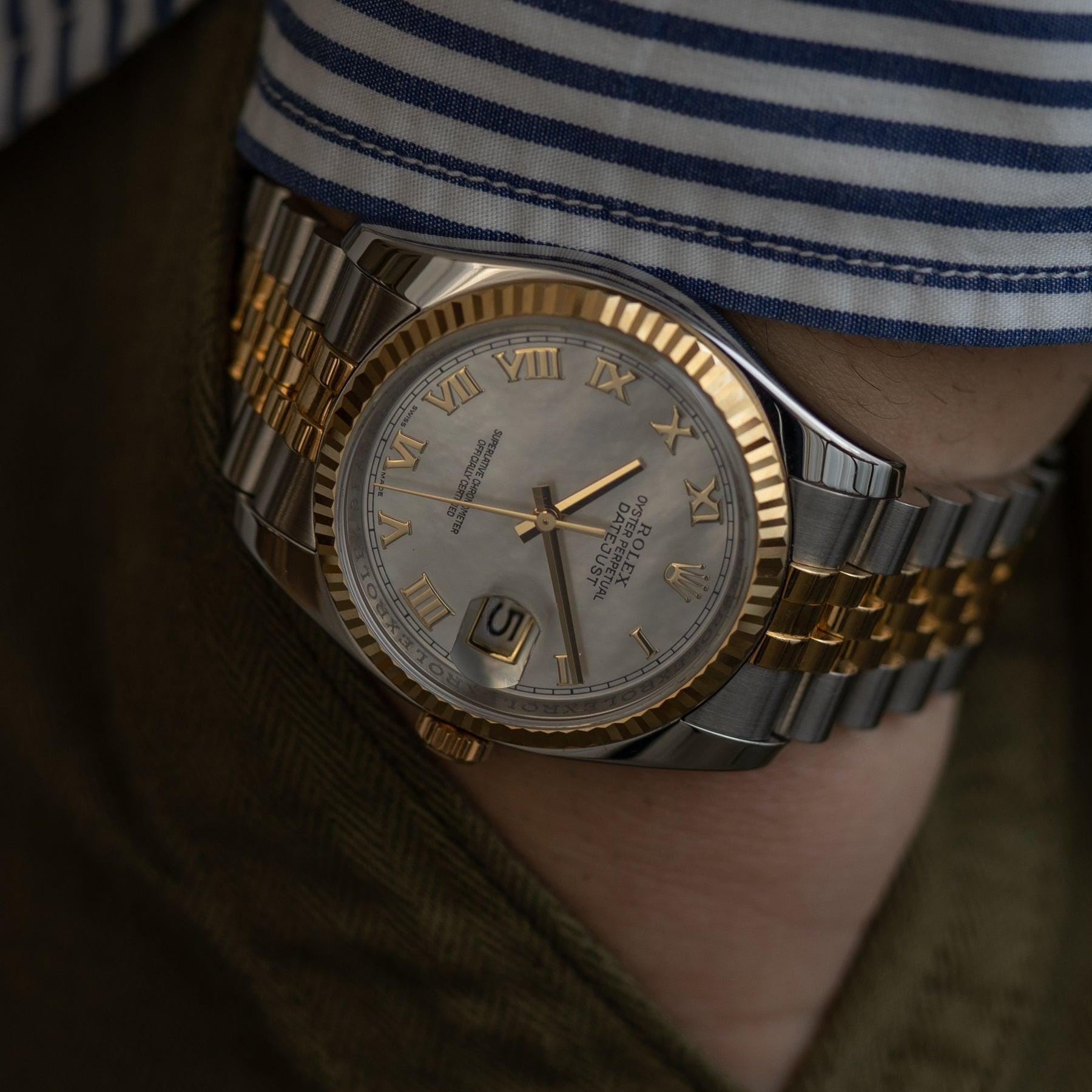 ROLEX Datejust 116233NR MOP Dial - Arbitro