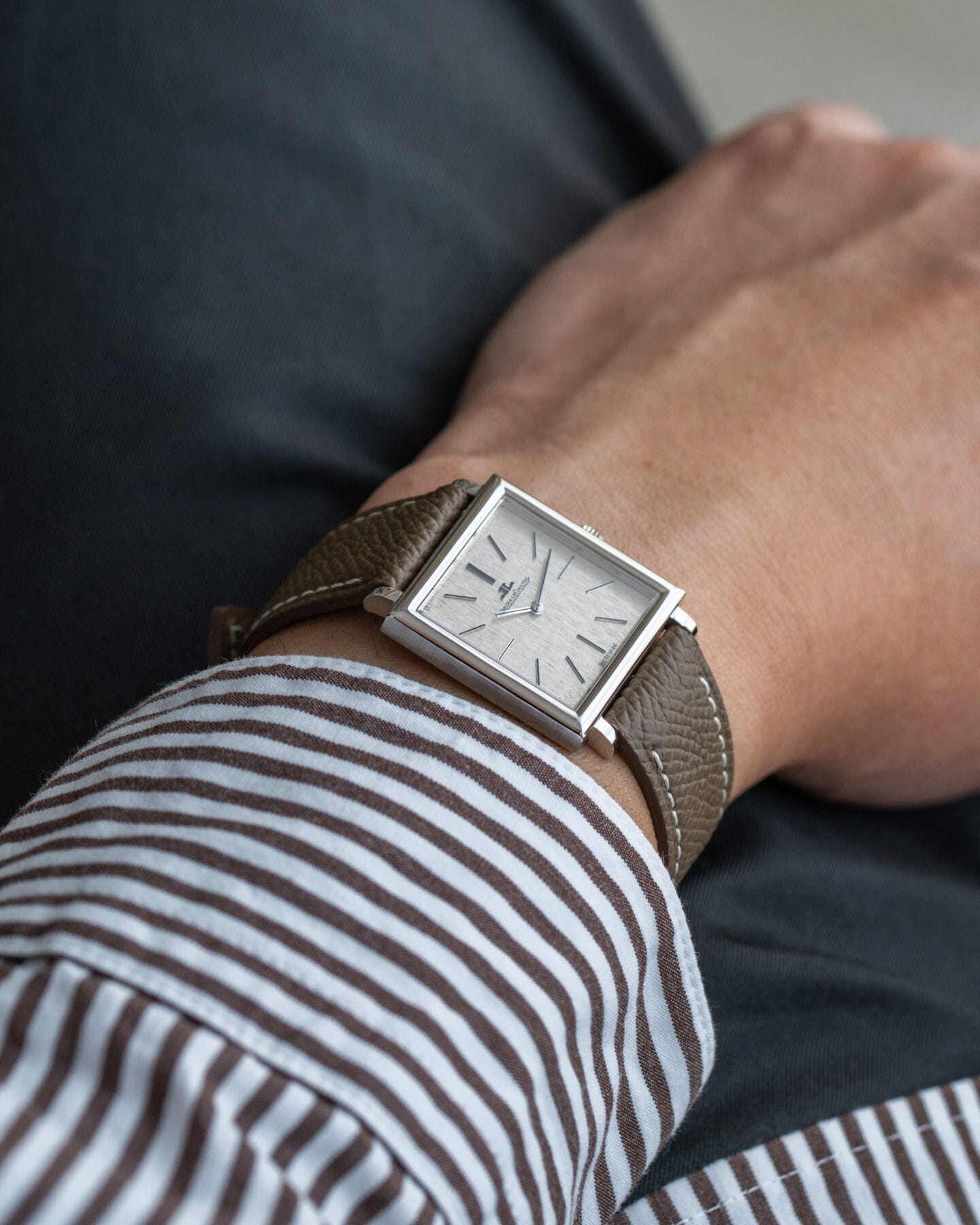 Jaeger-LeCoultre スクエア 4442 WG スノーフレークダイアル Watch Jaeger-LeCoultre