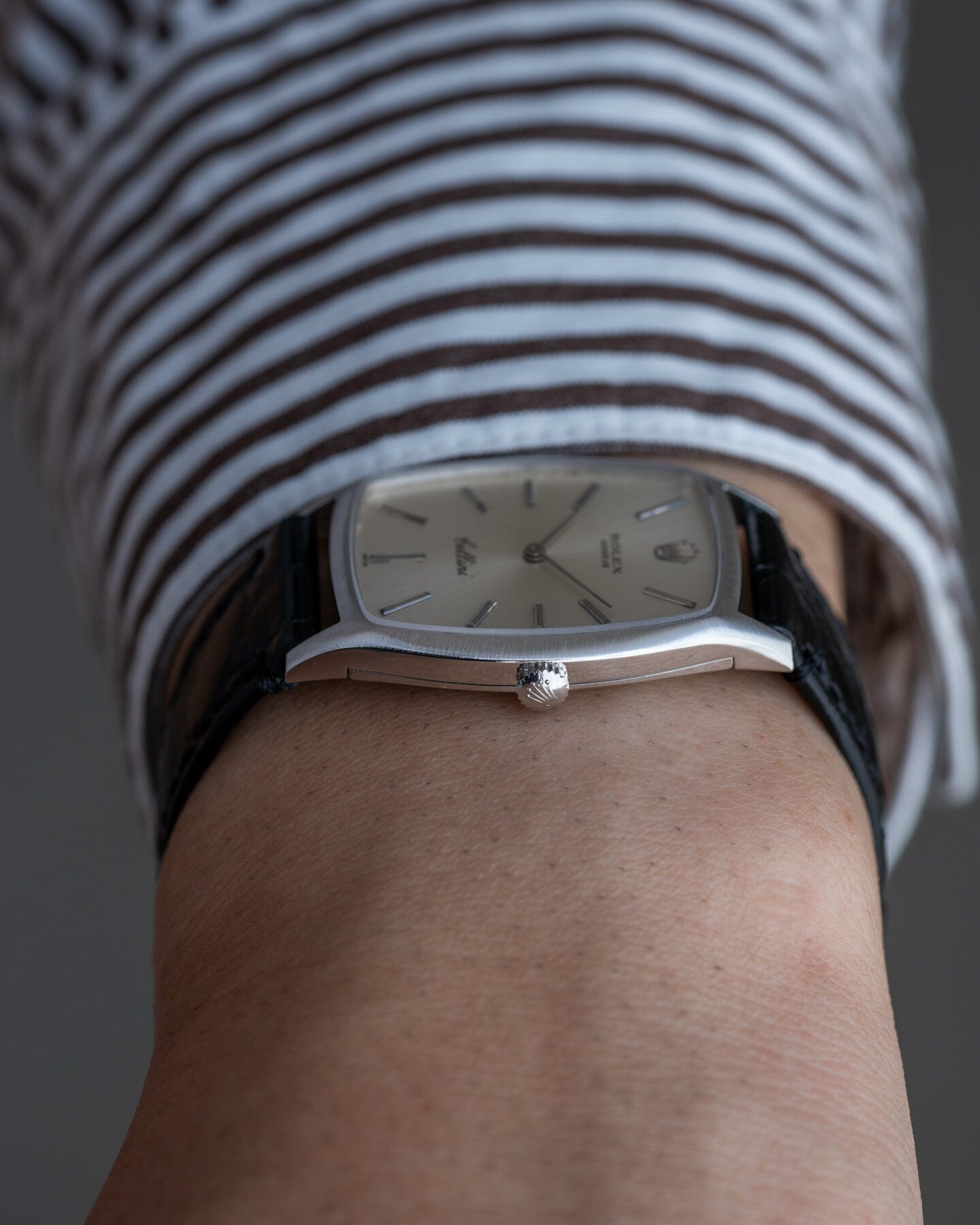 Rolex チェリーニ 3807 WG シルバーダイアル Watch ROLEX