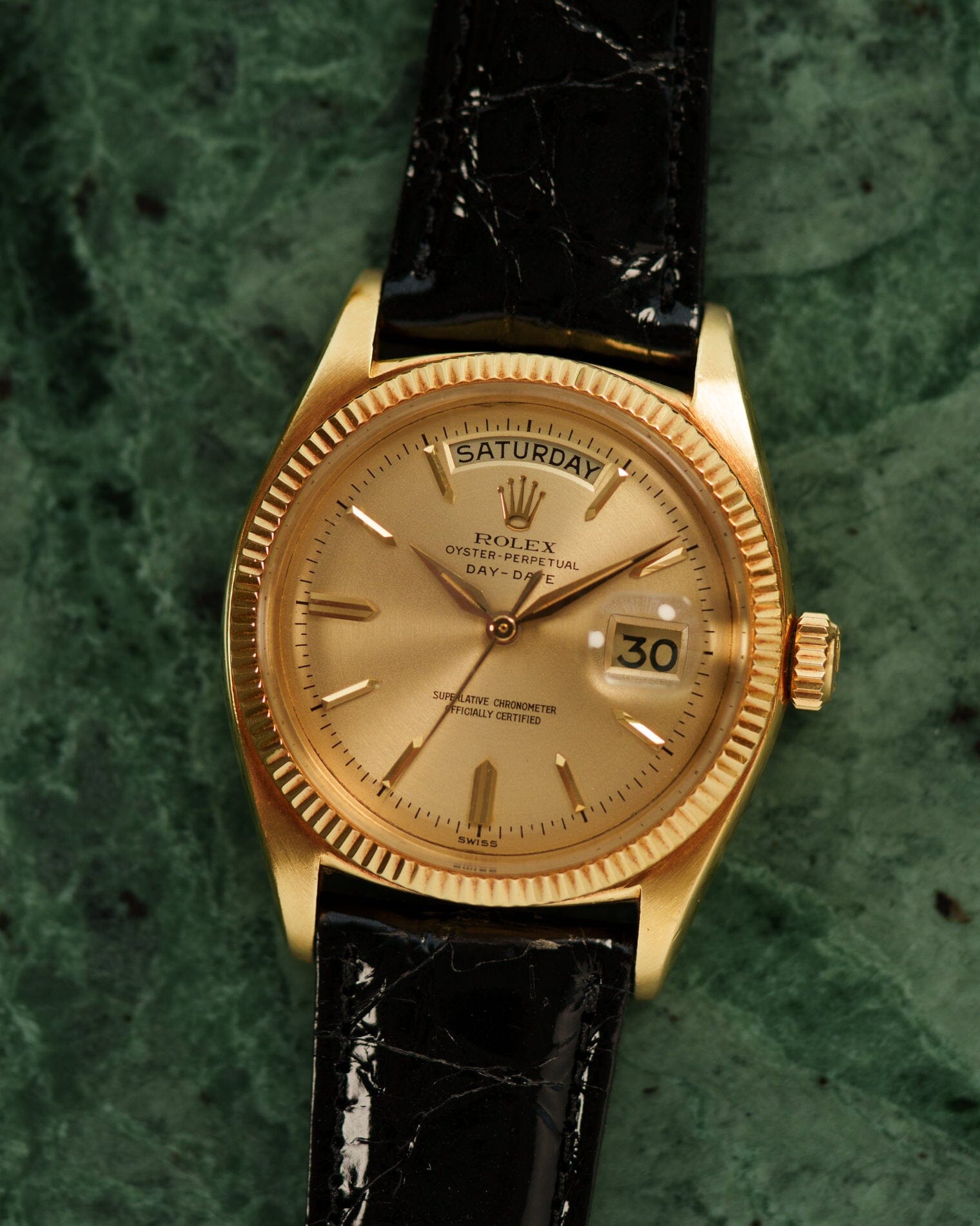 Rolex デイデイト 1803 YG シャンパンダイアル アルファハンド Watch ROLEX