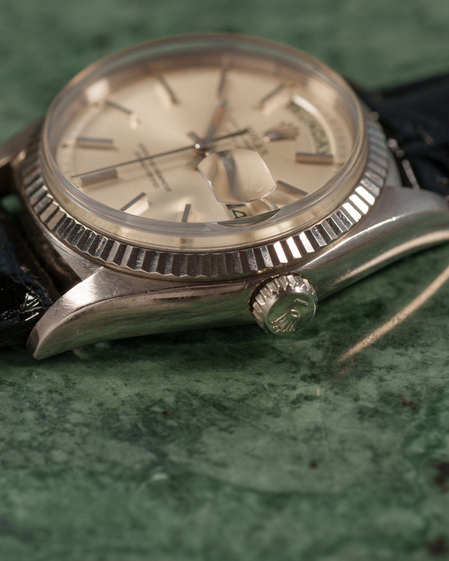 ロレックス デイデイト 1803 WG シルバーダイアル Watch ROLEX