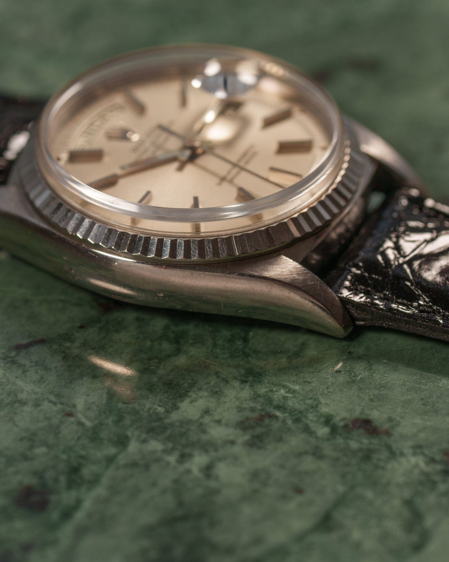 ロレックス デイデイト 1803 WG シルバーダイアル Watch ROLEX