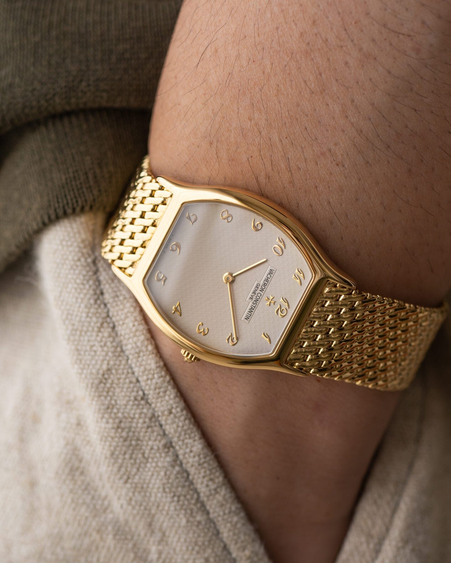 Vacheron Constantin トノー 31150 YG アイボリーダイアル Watch VACHERON CONSTANTIN