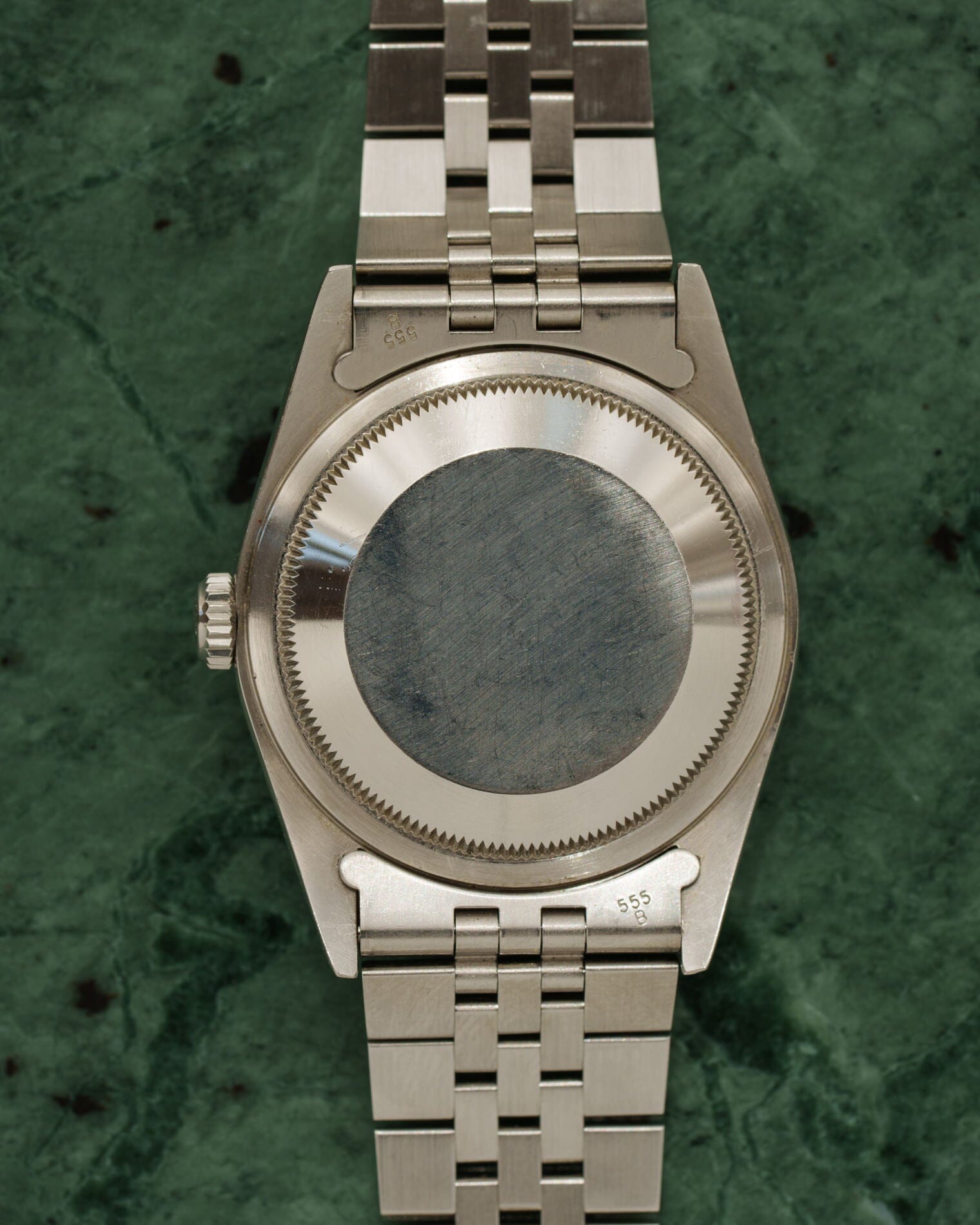 ロレックス デイトジャスト 16220 シルバーパティナダイアル Watch ROLEX