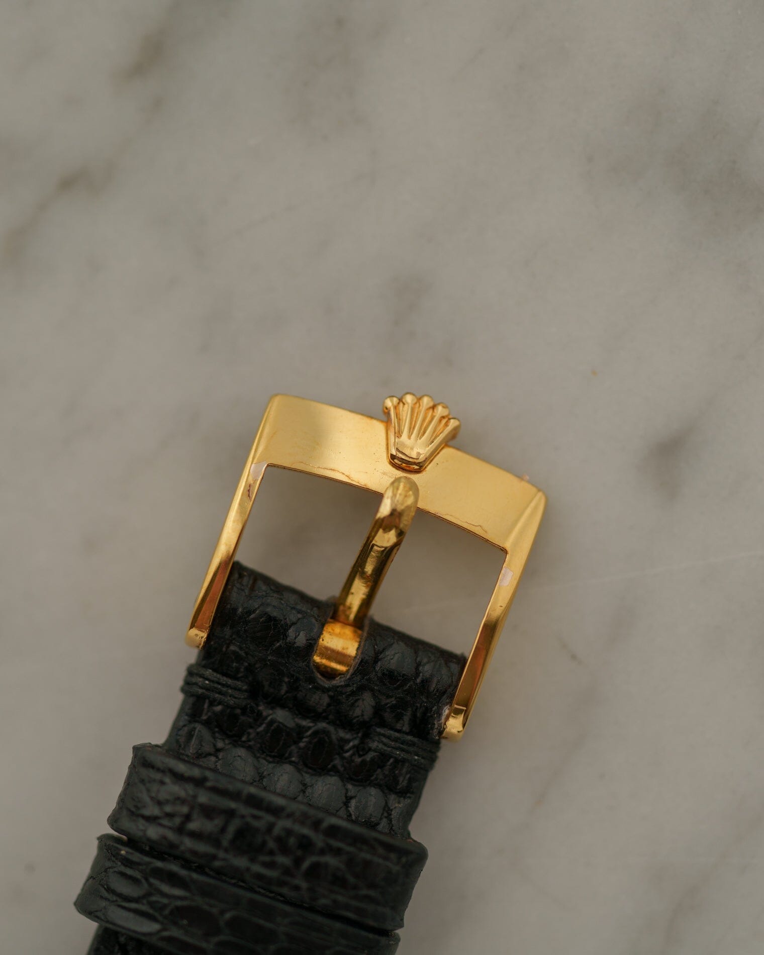 ロレックス チェリーニ 4103 レクタングル YG シャンパンローマンダイアル Watch ROLEX