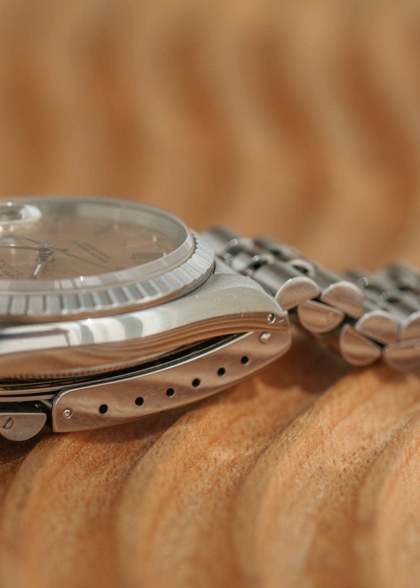 ロレックス デイトジャスト 16220 シルバーパティナダイアル Watch ROLEX