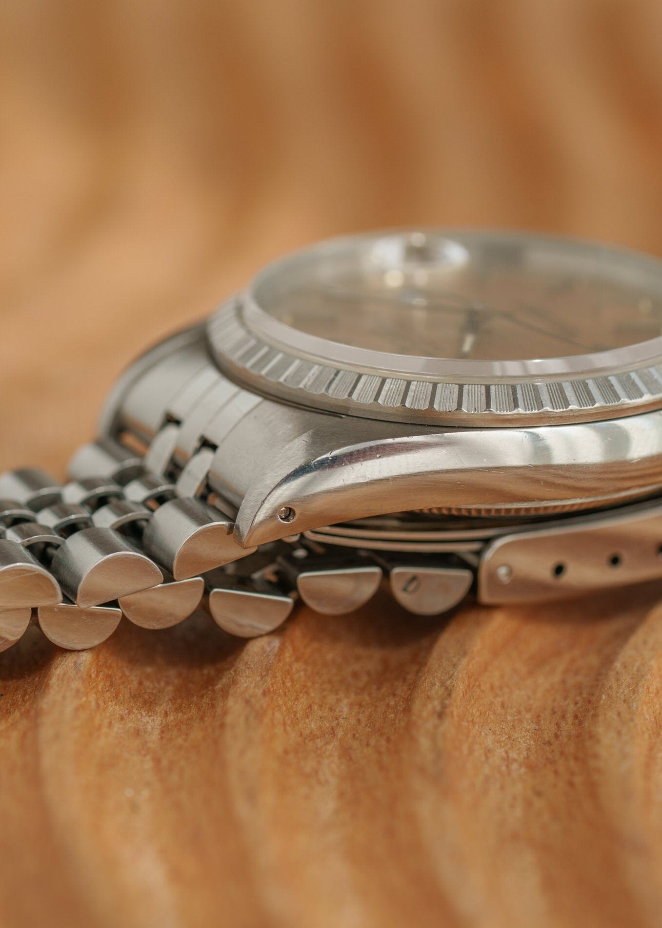 ロレックス デイトジャスト 16220 シルバーパティナダイアル Watch ROLEX