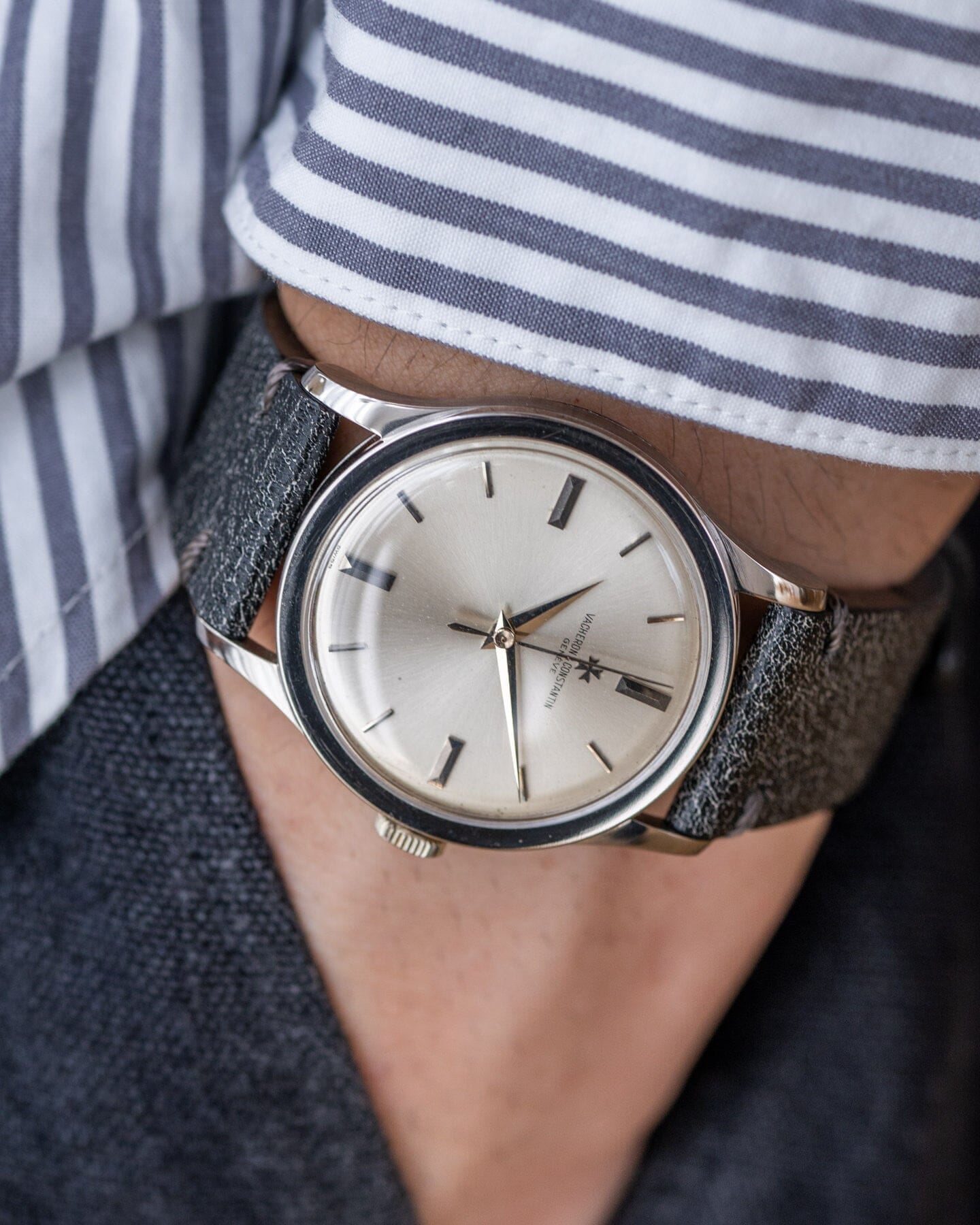 Vacheron Constantin ラウンド 4217 WG カラトラバ 箱付き Watch VACHERON CONSTANTIN