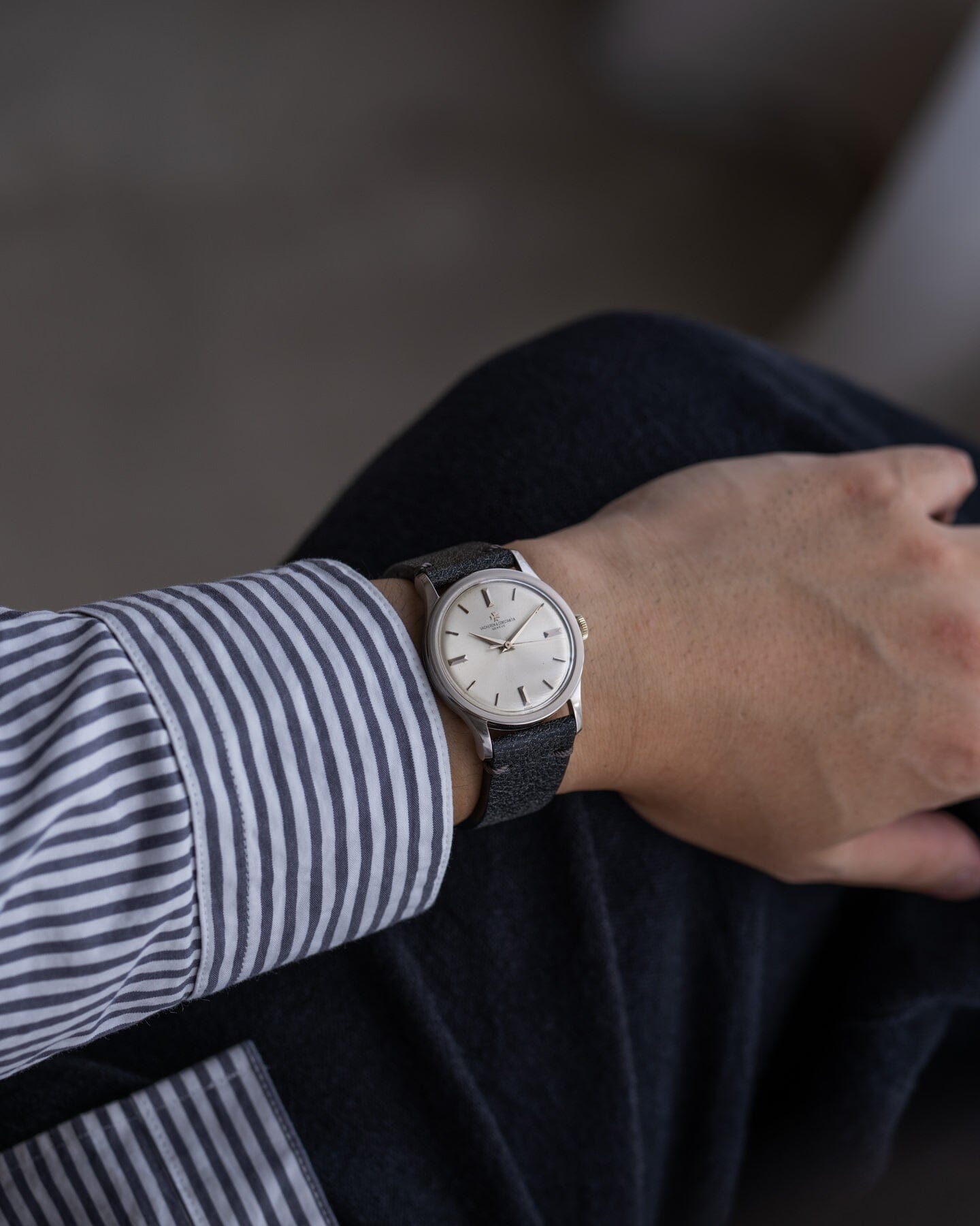 Vacheron Constantin ラウンド 4217 WG カラトラバ 箱付き Watch VACHERON CONSTANTIN