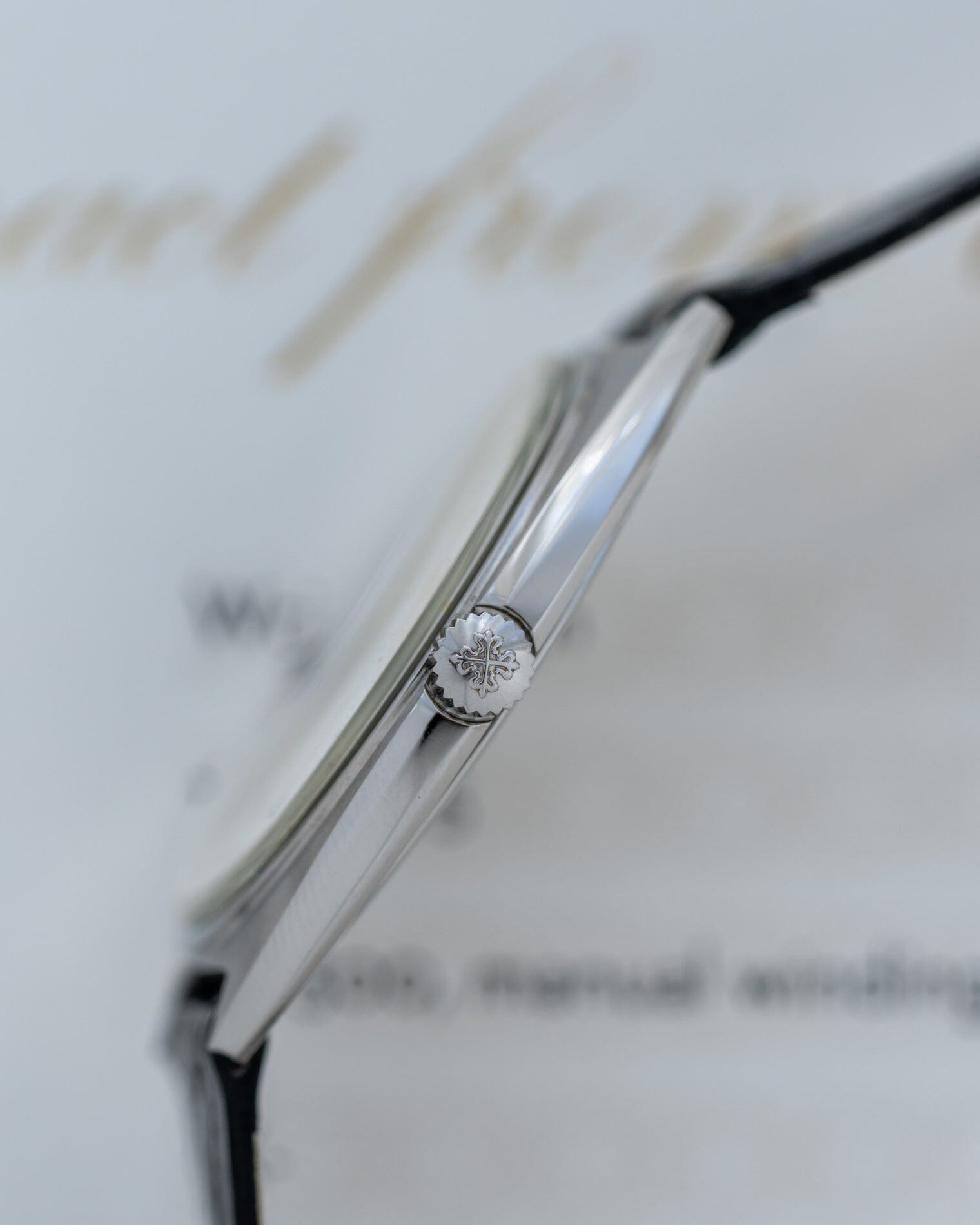 Patek Philippe カラトラバ 3574 SS ブルーダイアル アーカイブ付き Watch PATEK PHILIPPE