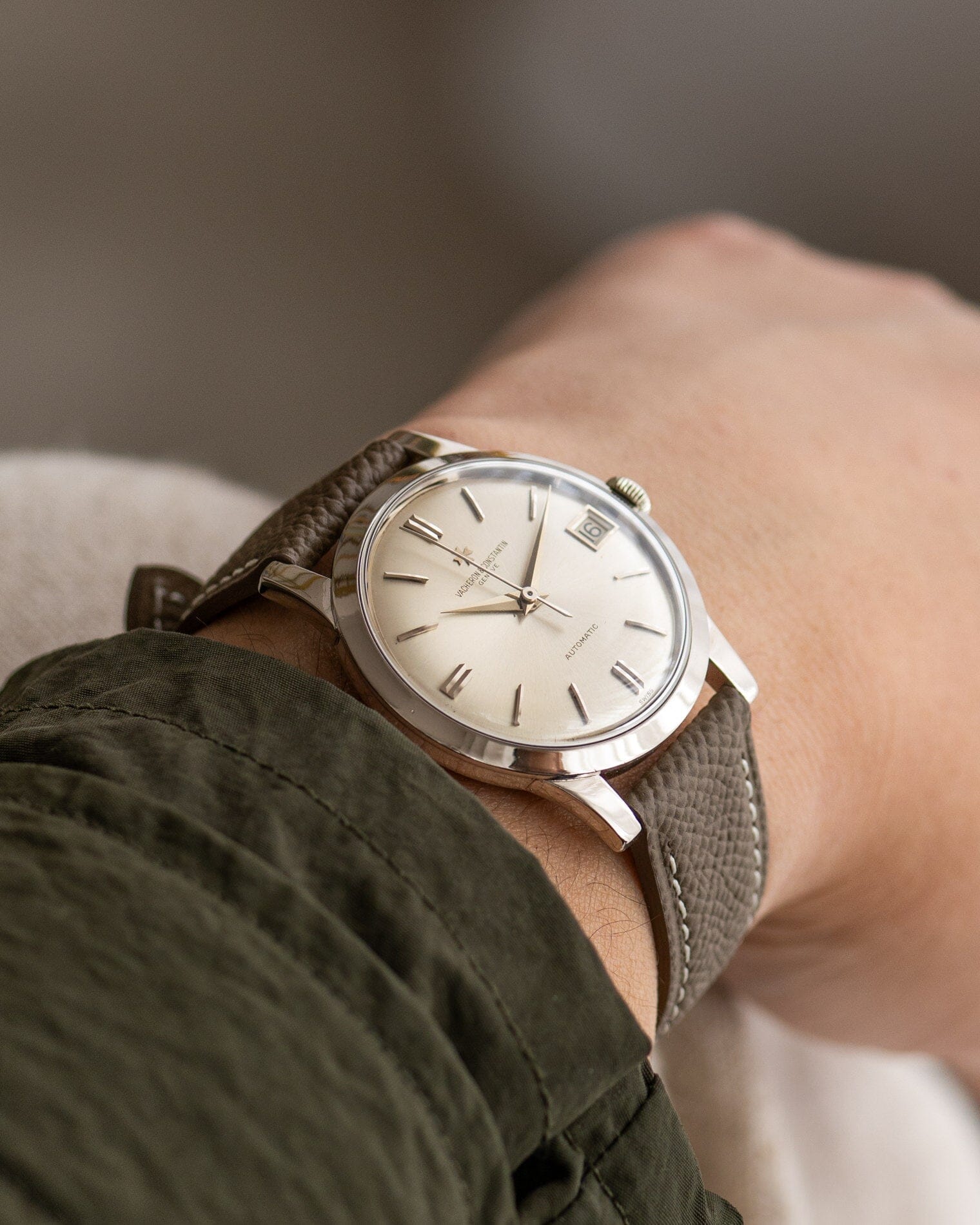 Vacheron Constantin ラウンド 6378Q WG シルバーダイアル Watch VACHERON CONSTANTIN