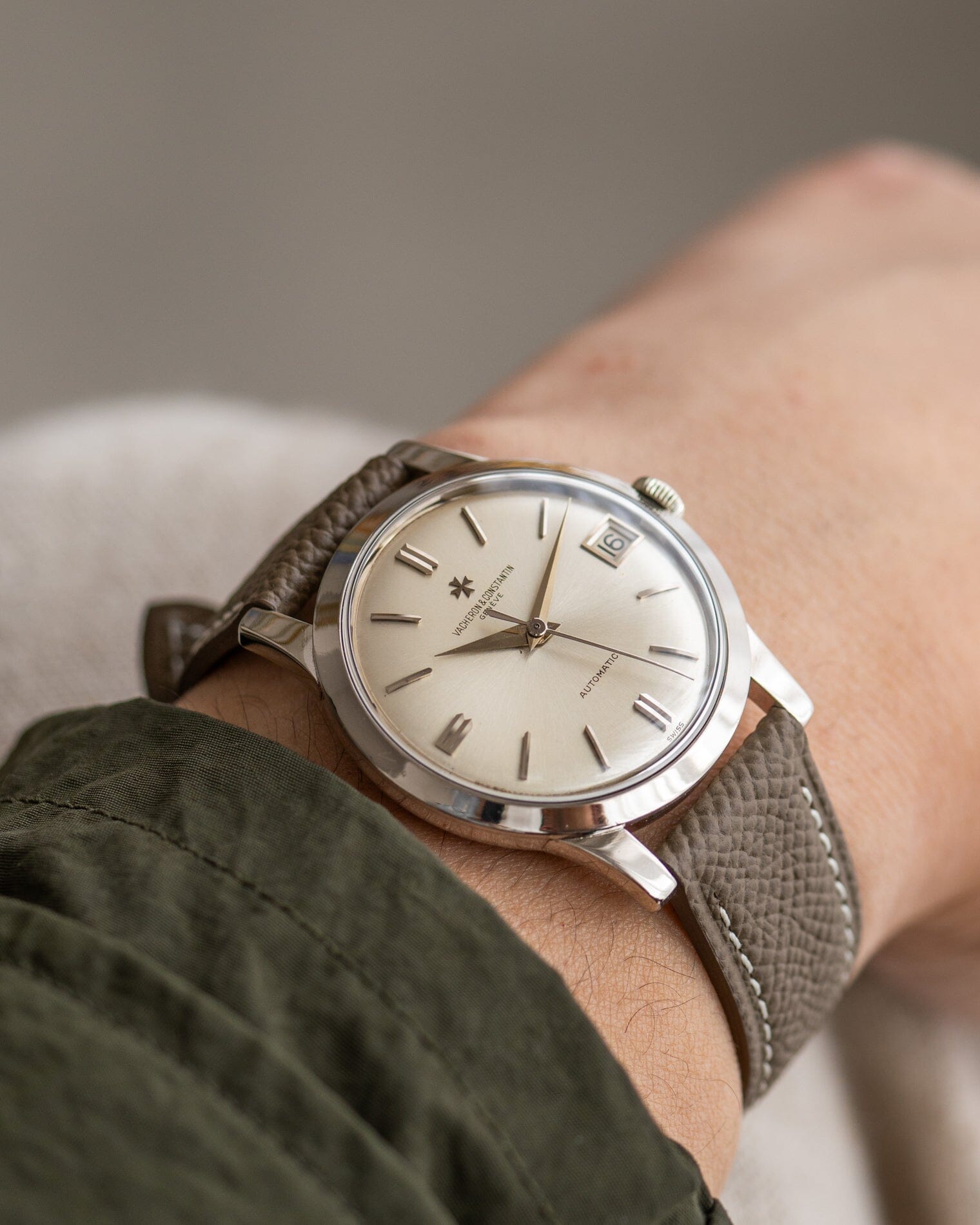 Vacheron Constantin ラウンド 6378Q WG シルバーダイアル Watch VACHERON CONSTANTIN