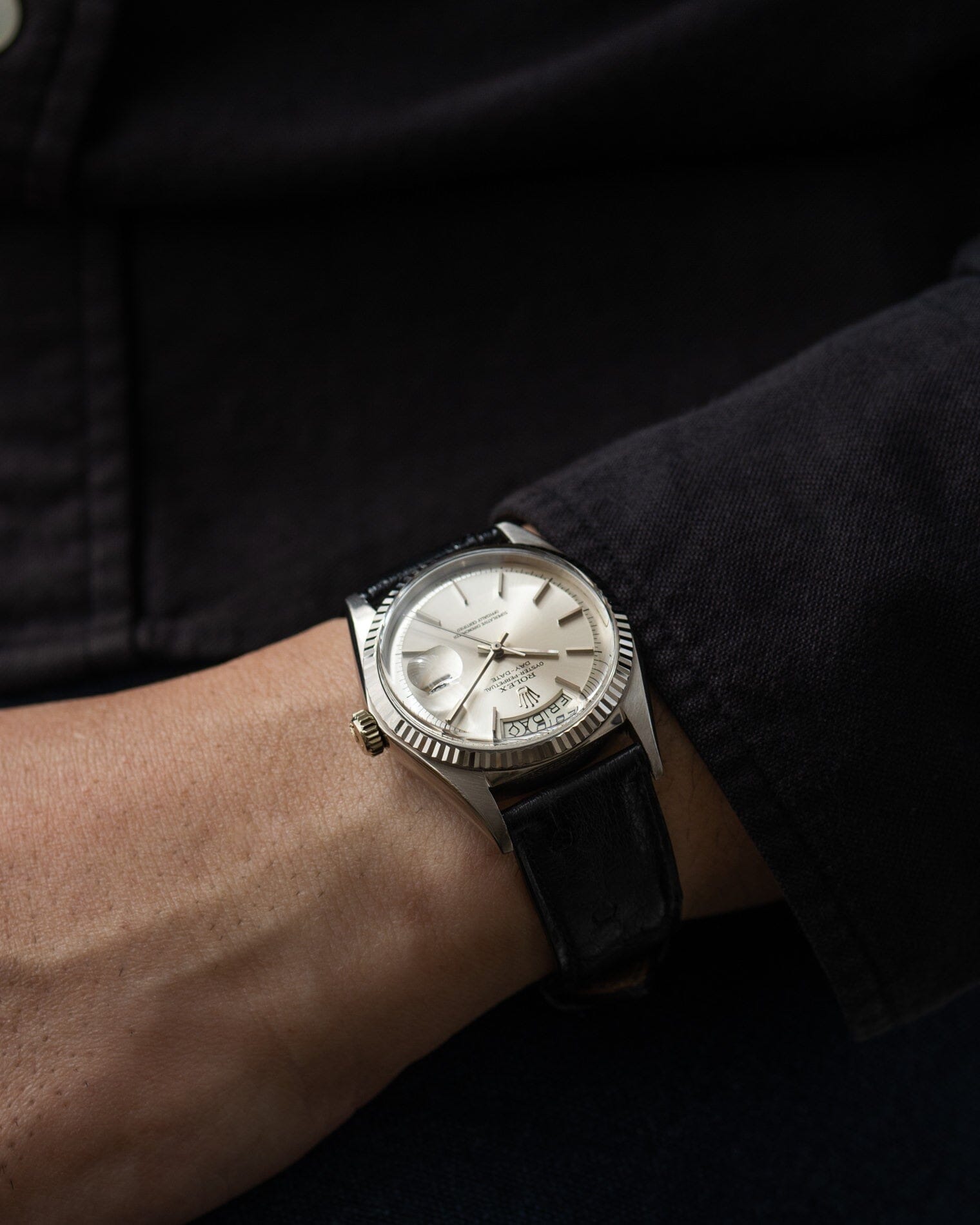 Rolex デイデイト 1803 WG シルバーダイアル Watch ROLEX