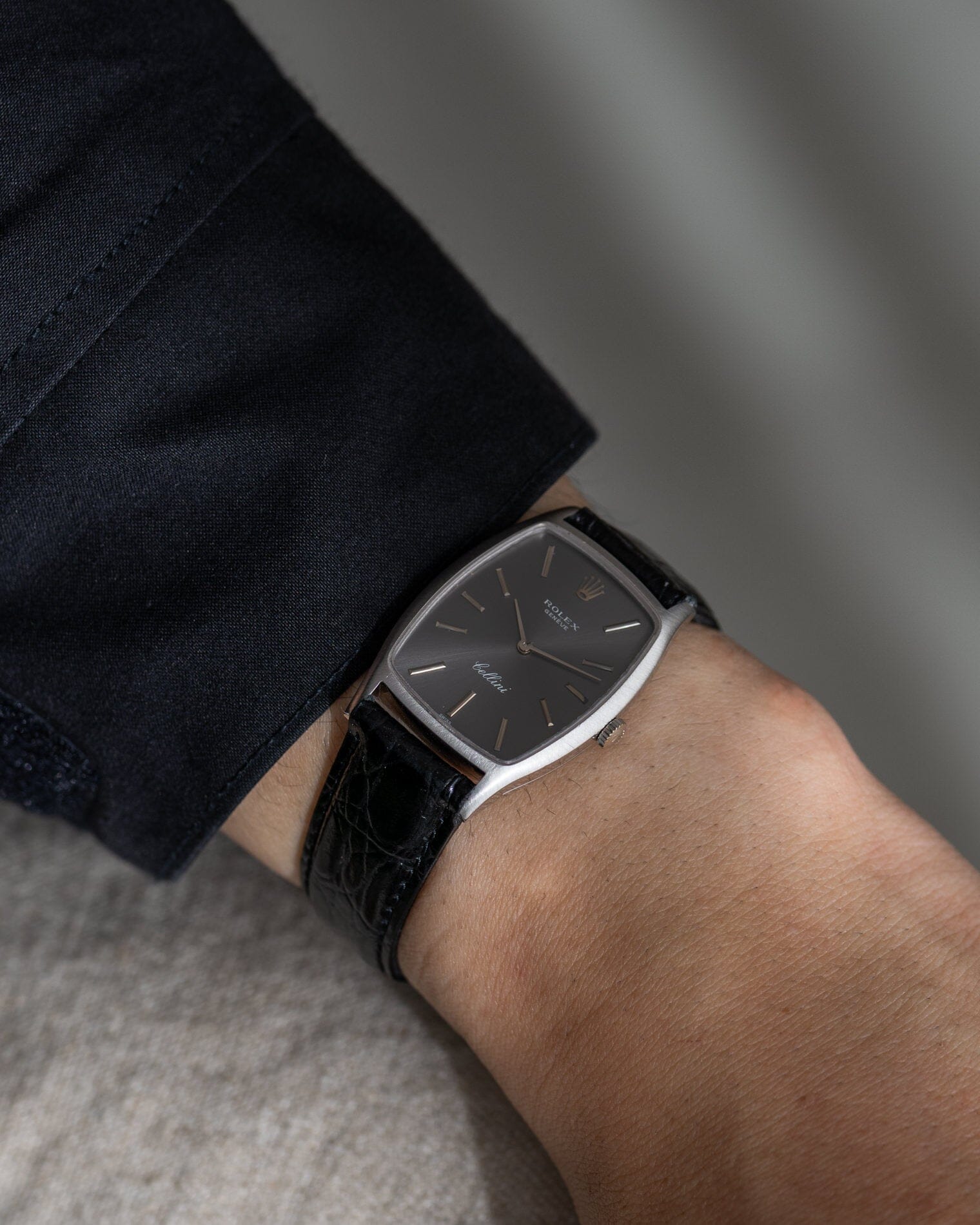 Rolex チェリーニ 3807 WG グレーダイアル Watch ROLEX