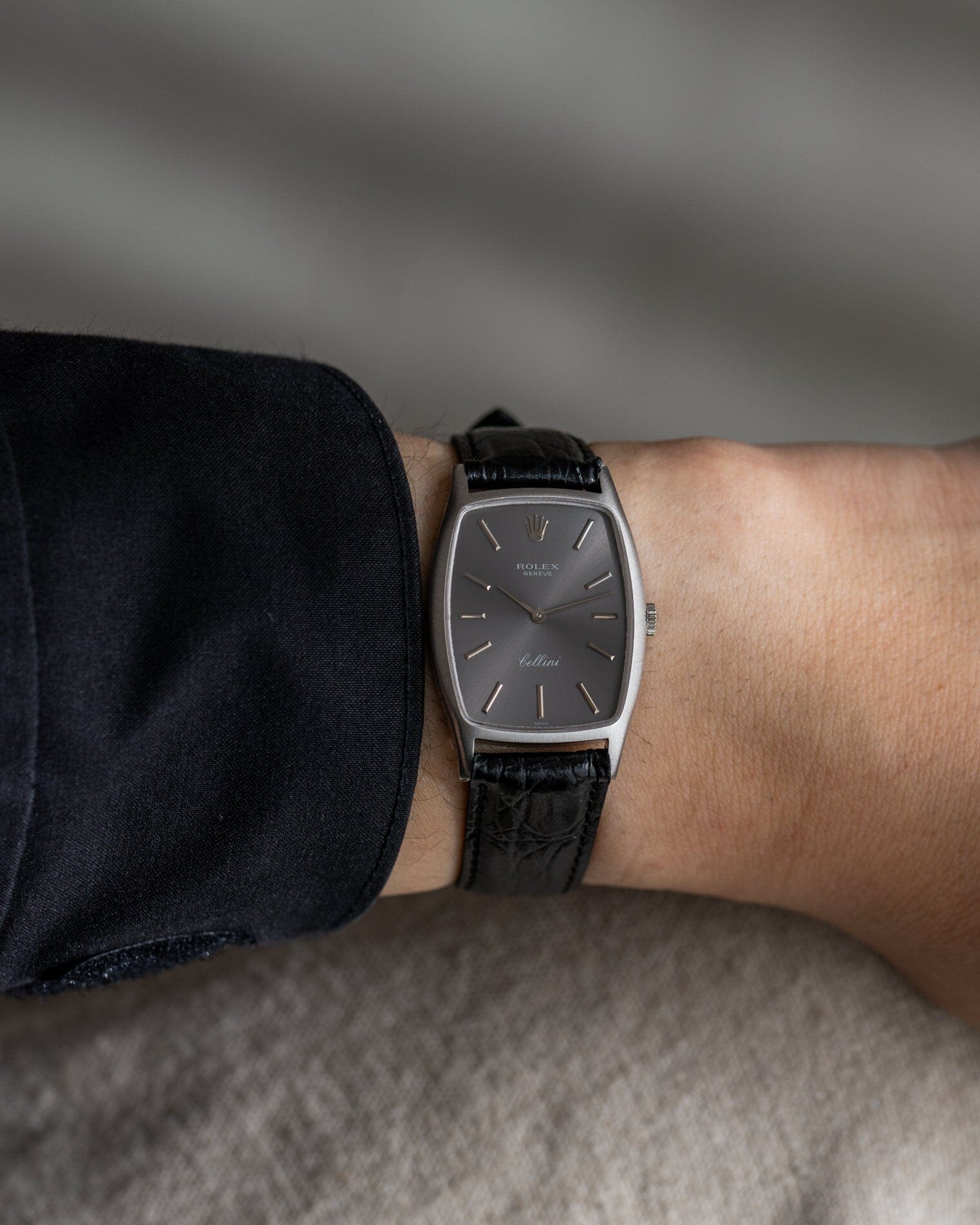 Rolex チェリーニ 3807 WG グレーダイアル Watch ROLEX