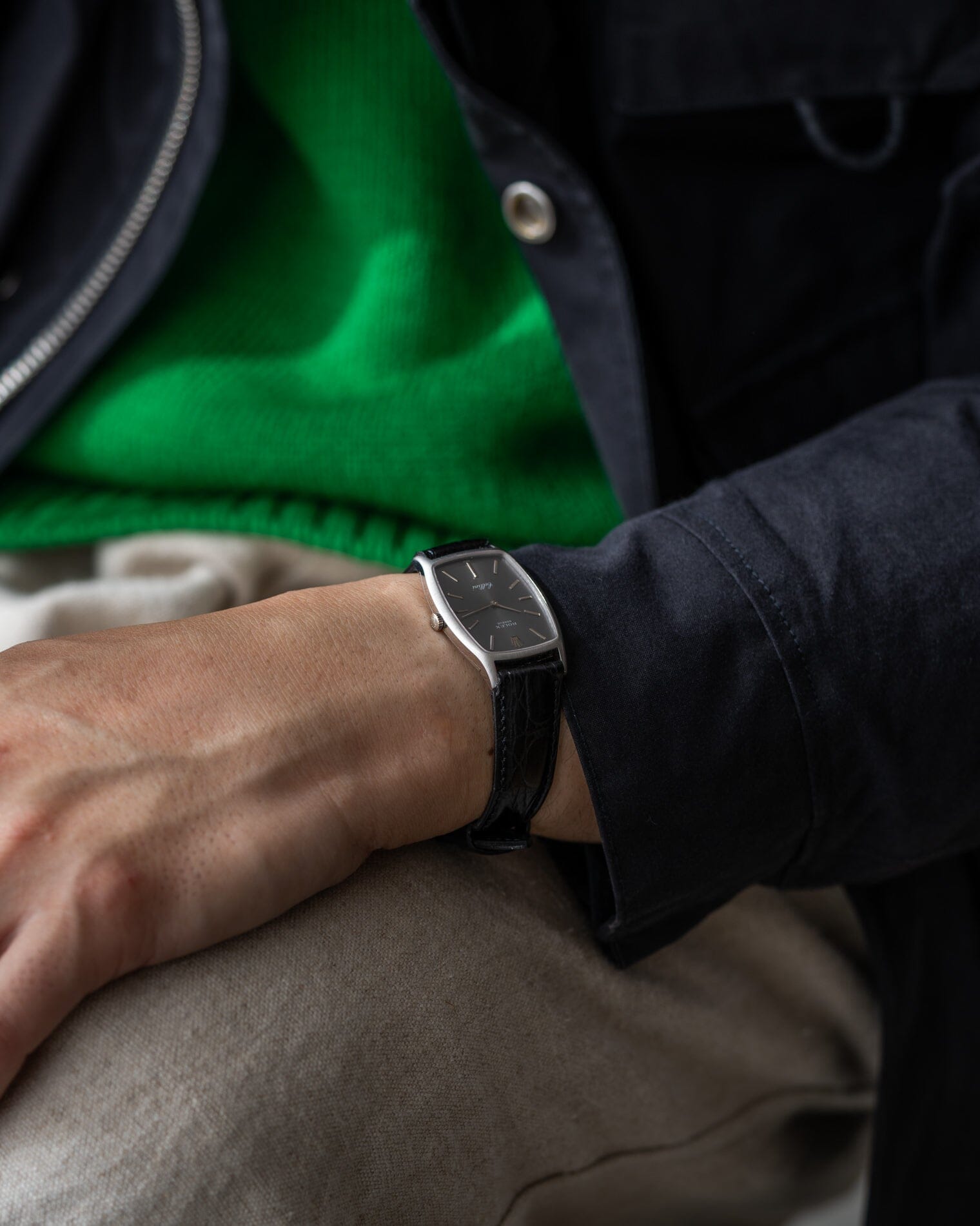 Rolex チェリーニ 3807 WG グレーダイアル Watch ROLEX