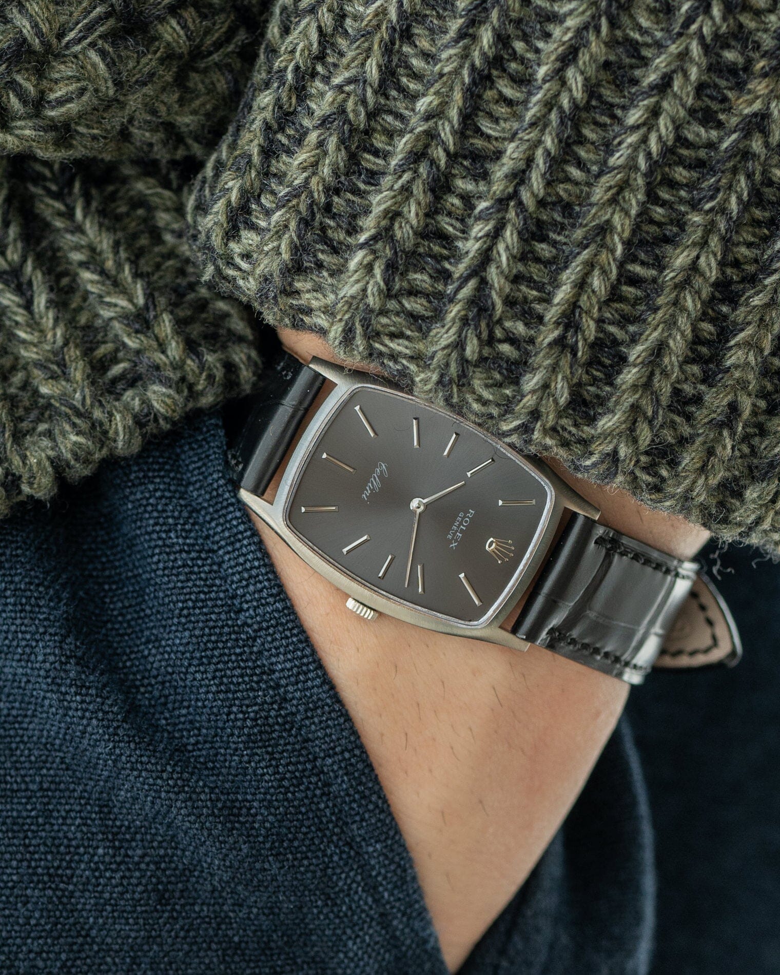 Rolex チェリーニ 3807 グレーダイアル Watch ROLEX