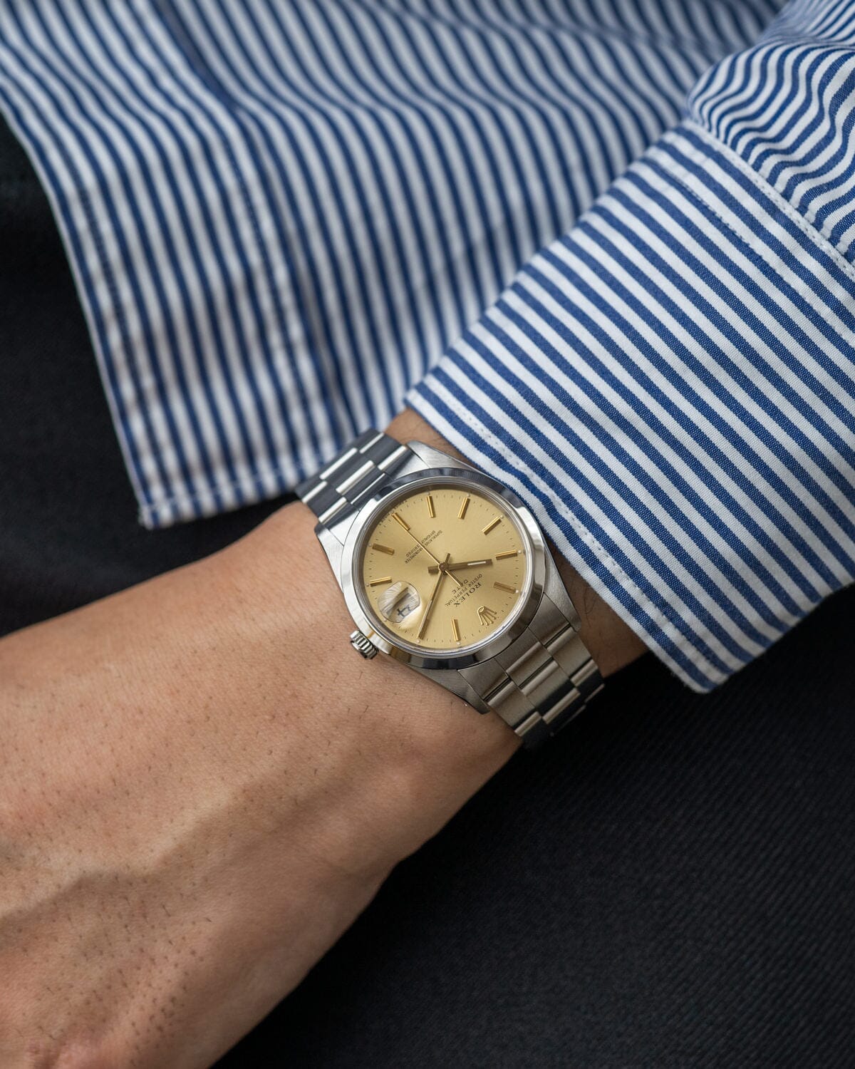 ロレックス オイスター パーペチュアル デイト 15200 シャンパンダイアル Watch ROLEX