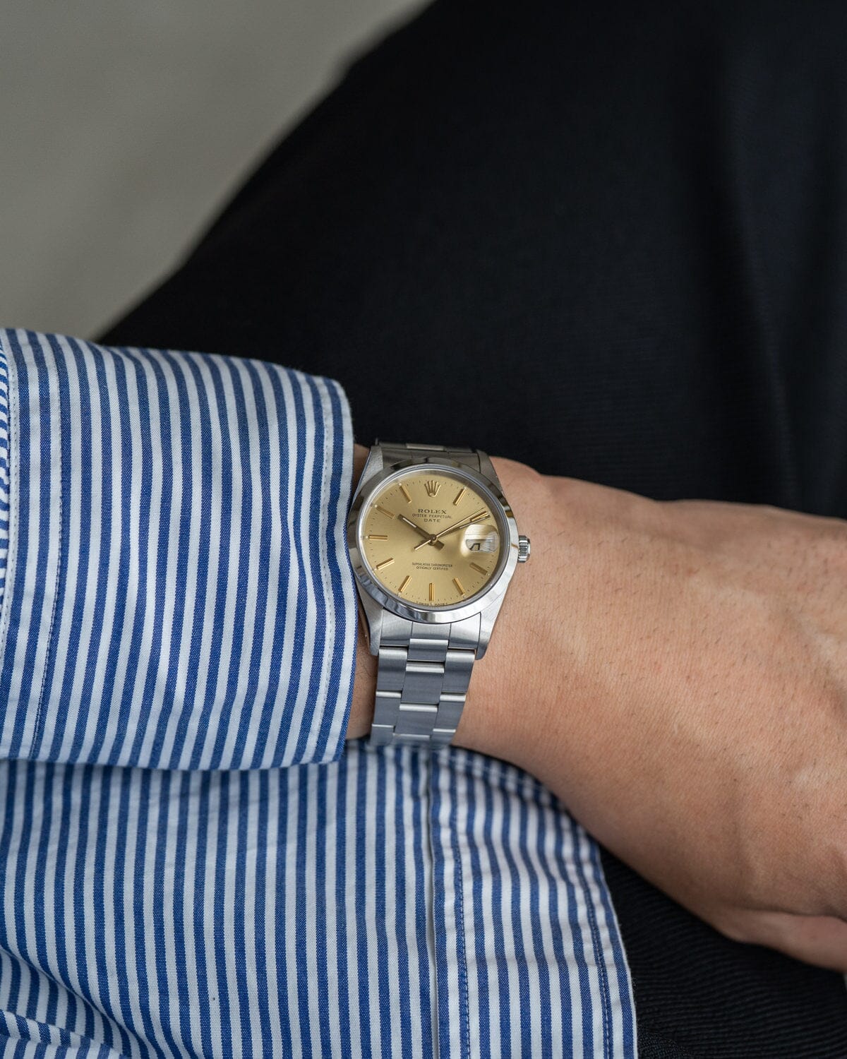 ロレックス オイスター パーペチュアル デイト 15200 シャンパンダイアル Watch ROLEX