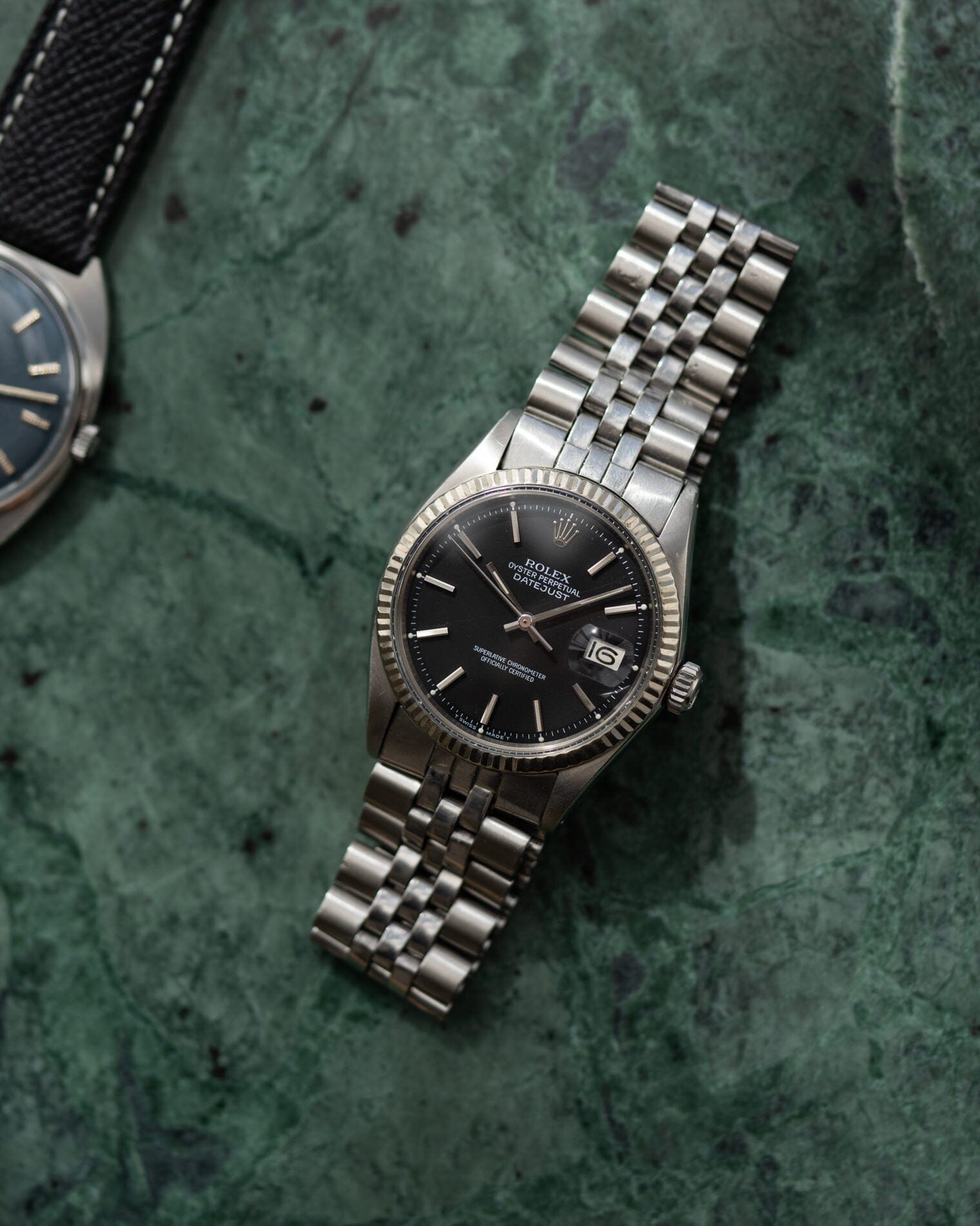 Rolex デイトジャスト 1601 マットブラック Watch ROLEX