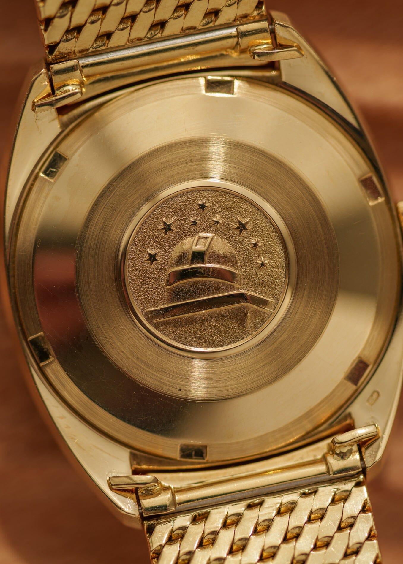 Omega コンステレーション YG 168.009/168.017 絹目ダイアル Watch OMEGA