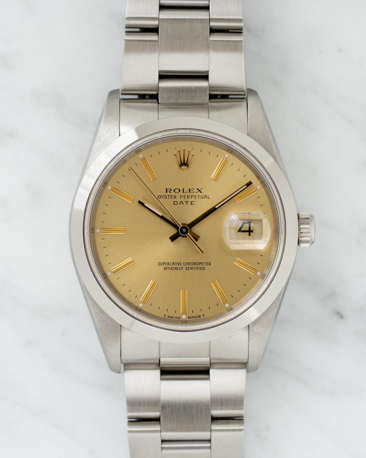 ロレックス オイスター パーペチュアル デイト 15200 シャンパンダイアル Watch ROLEX
