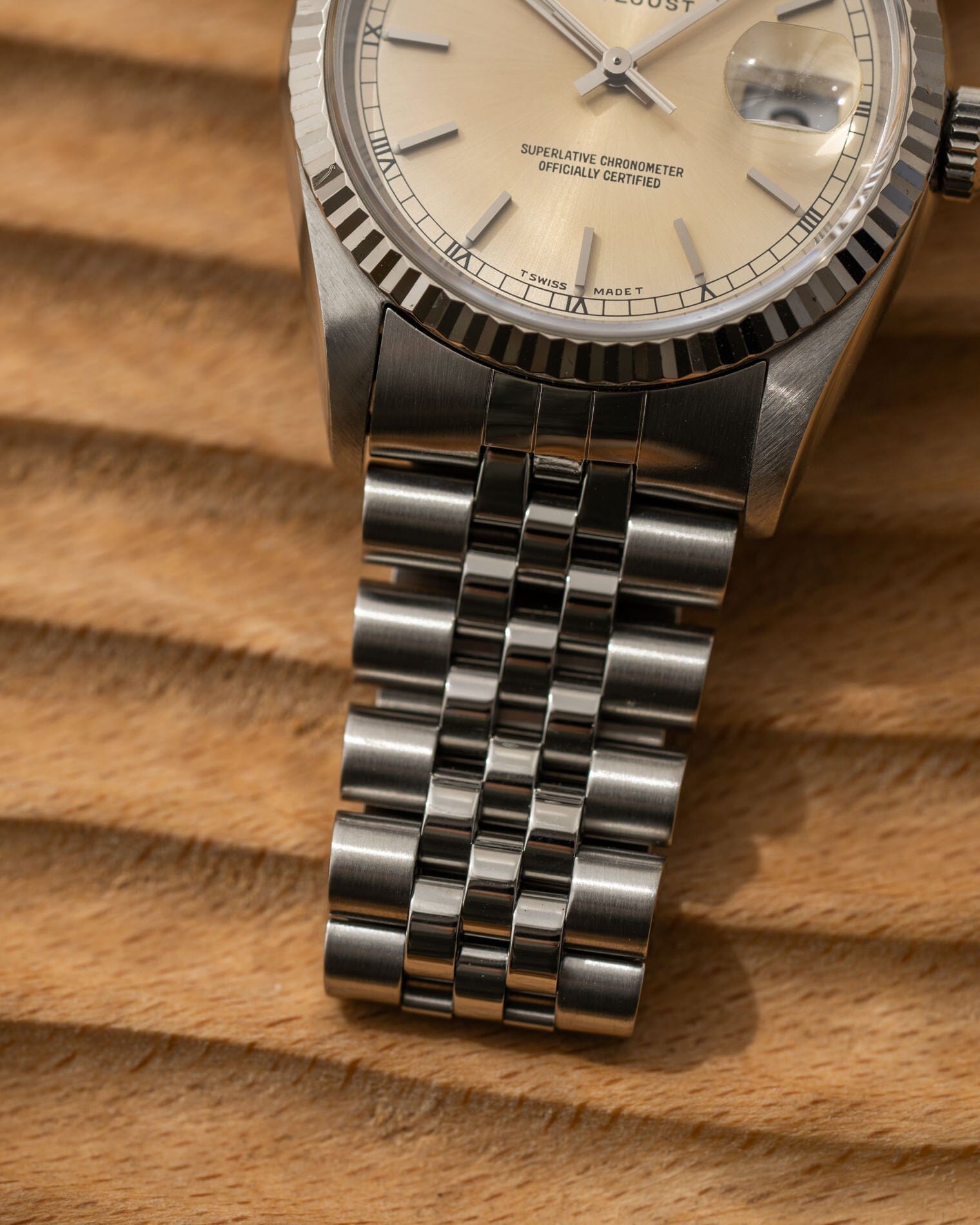 Rolex デイトジャスト 16234 アイボリーダイアル Watch ROLEX
