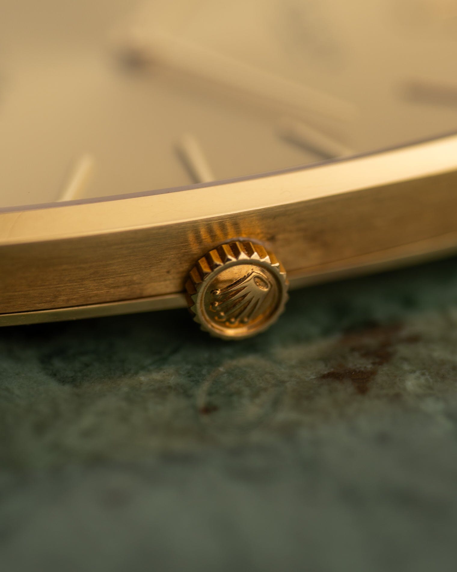 Rolex チェリーニ 4113 YG シャンパンダイアル フルセット Watch ROLEX