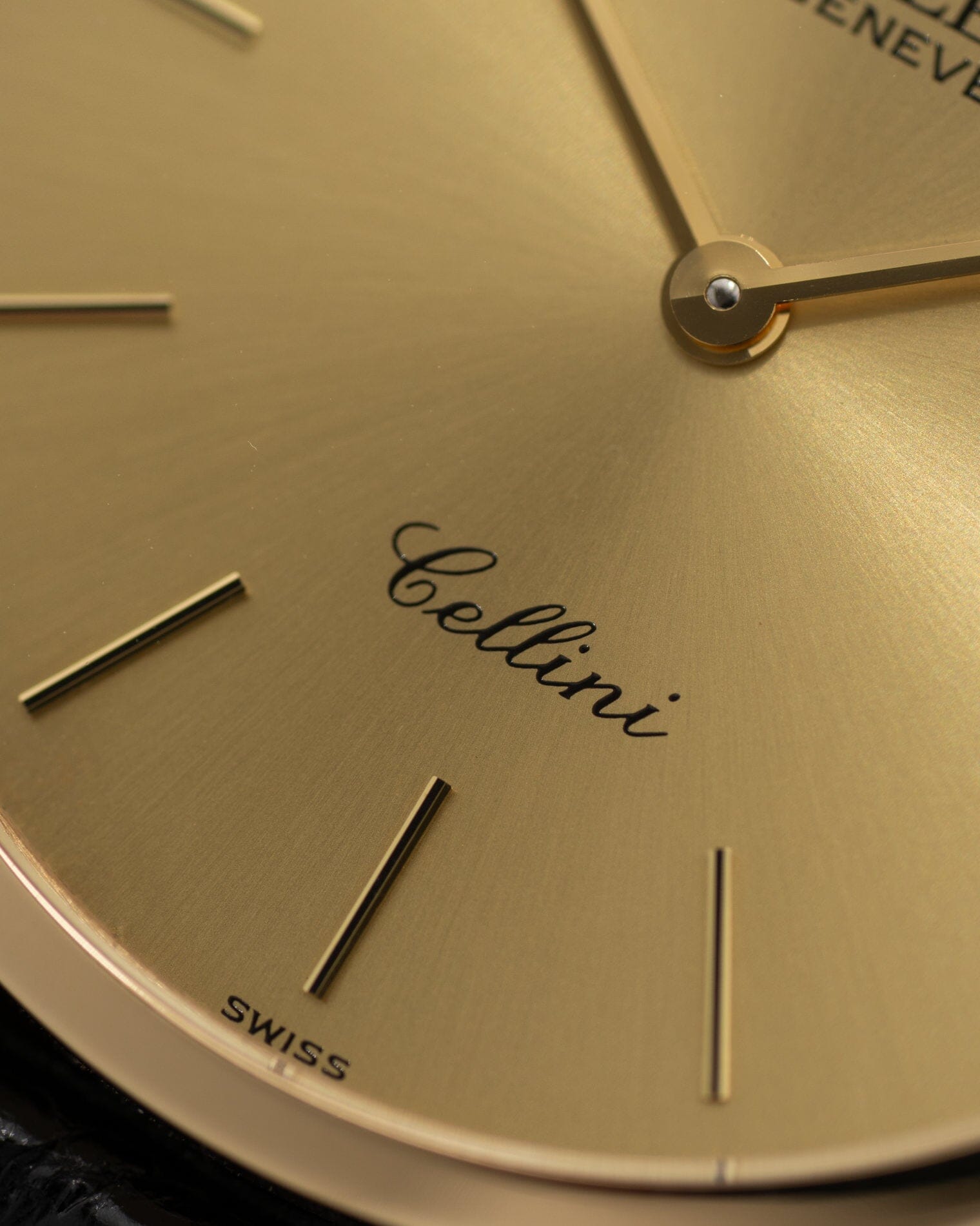 Rolex チェリーニ 4112 YG シャンパンダイアル 国際サービス保証書付き Watch ROLEX