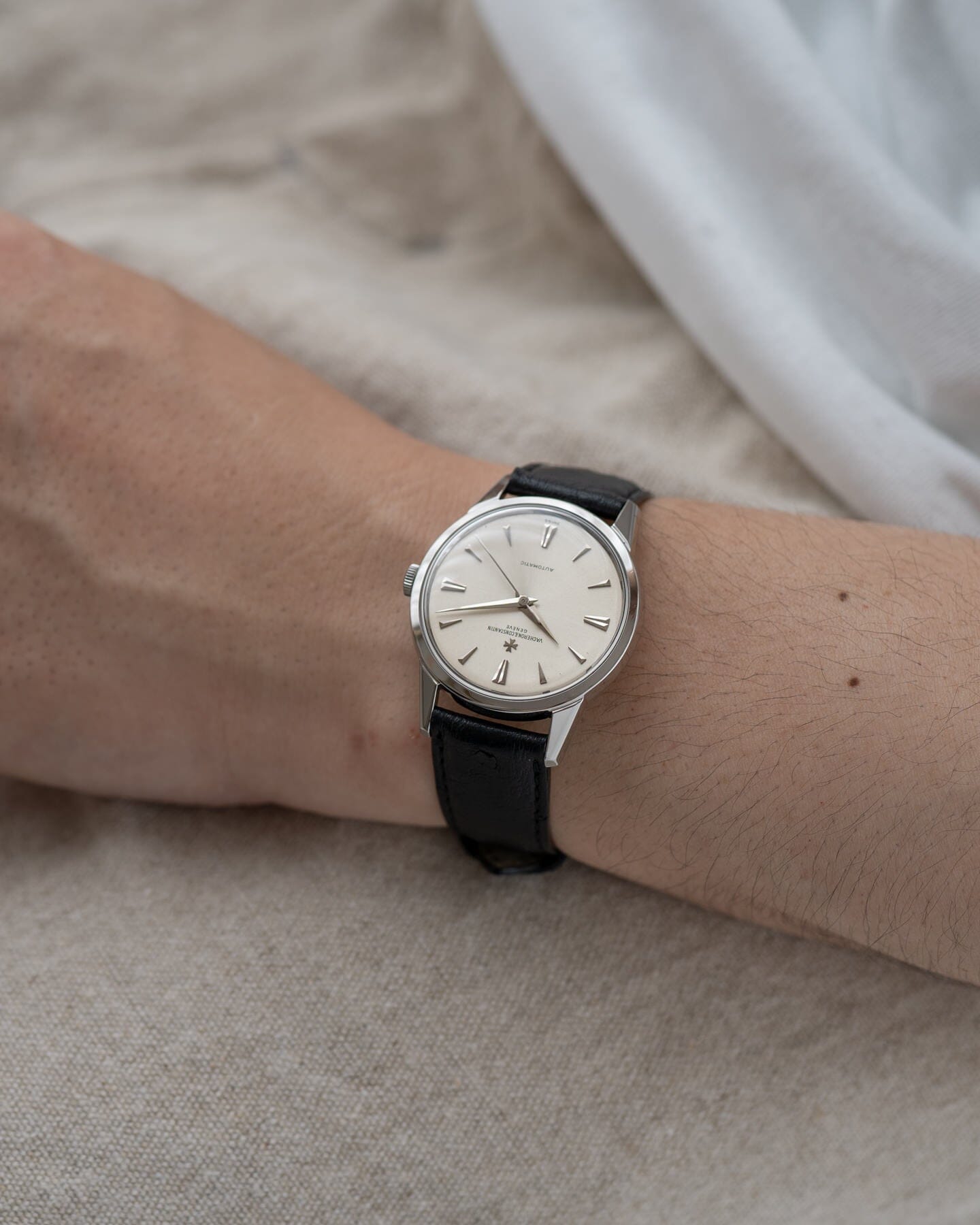 Vacheron Constantin ラウンド 6562 SS シルバーダイアル Watch VACHERON CONSTANTIN