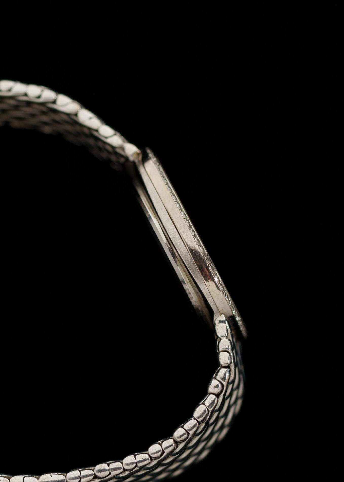 Patek Philippe ゴールデンエリプス 3849 WG ベゼルダイヤ ブルーダイアル 保証書付き Watch PATEK PHILIPPE