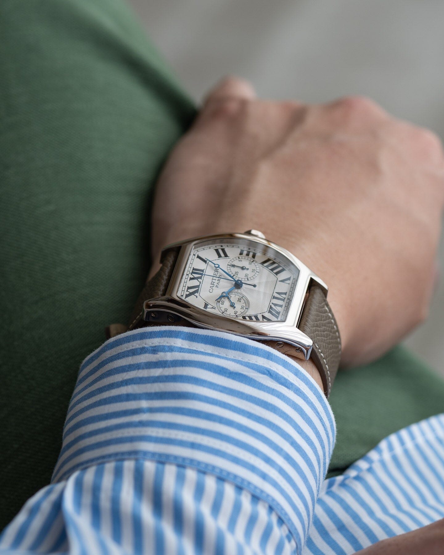 Cartier トーチュ 2762 WG モノプッシャークロノグラフ CPCP Watch CARTIER