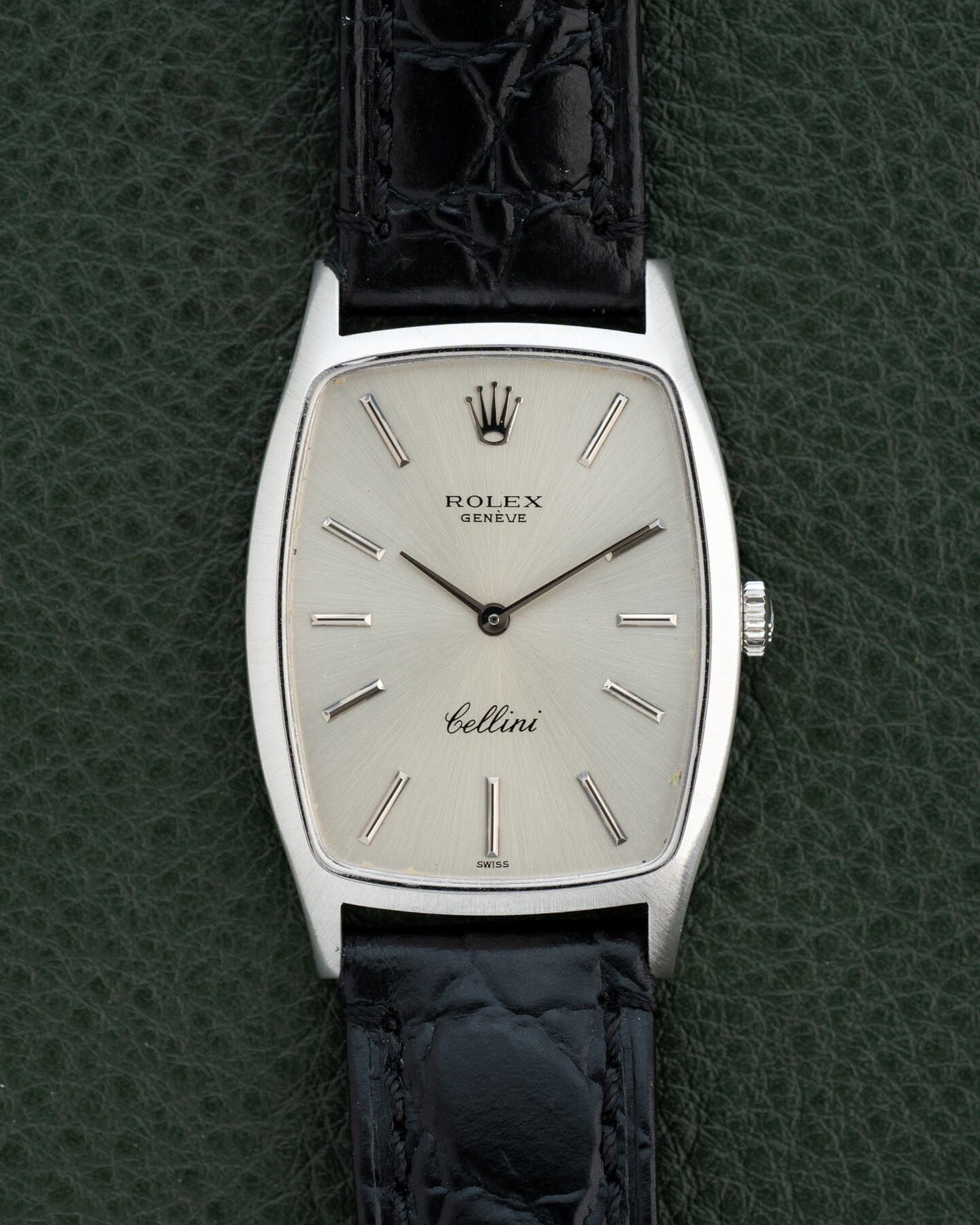 Rolex チェリーニ 3807 WG シルバーダイアル Watch ROLEX