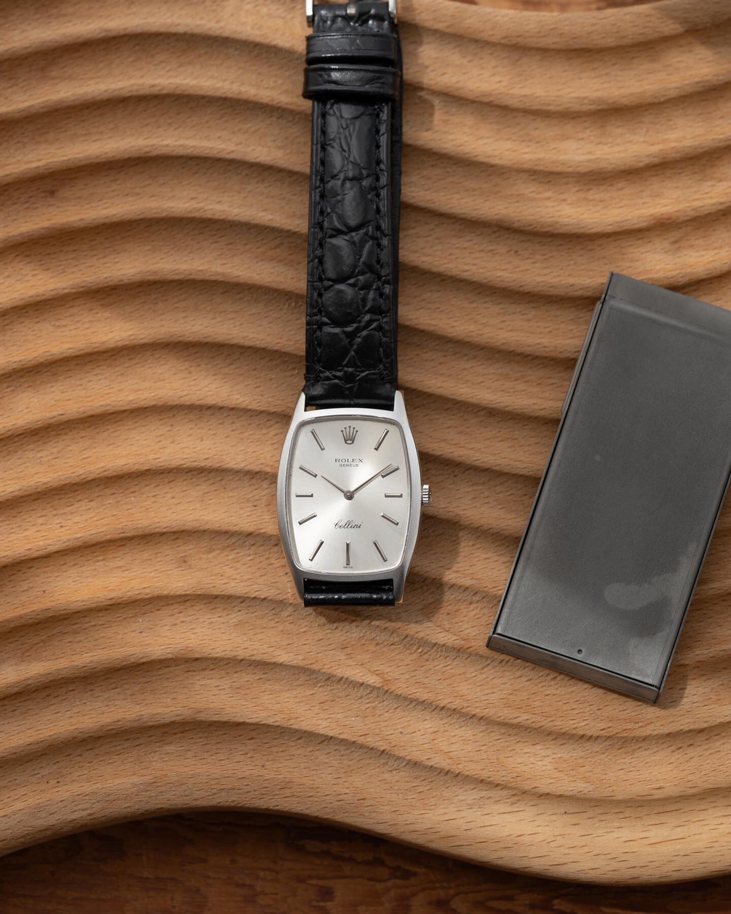 Rolex チェリーニ 3807 WG シルバーダイアル Watch ROLEX