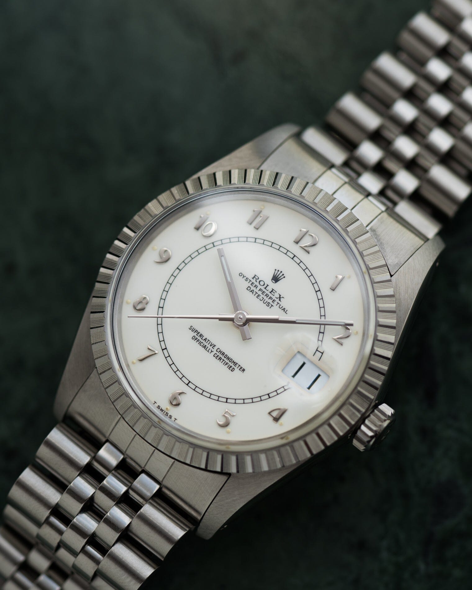 Rolex デイトジャスト 16030 ホワイトボイラーゲージ Watch ROLEX