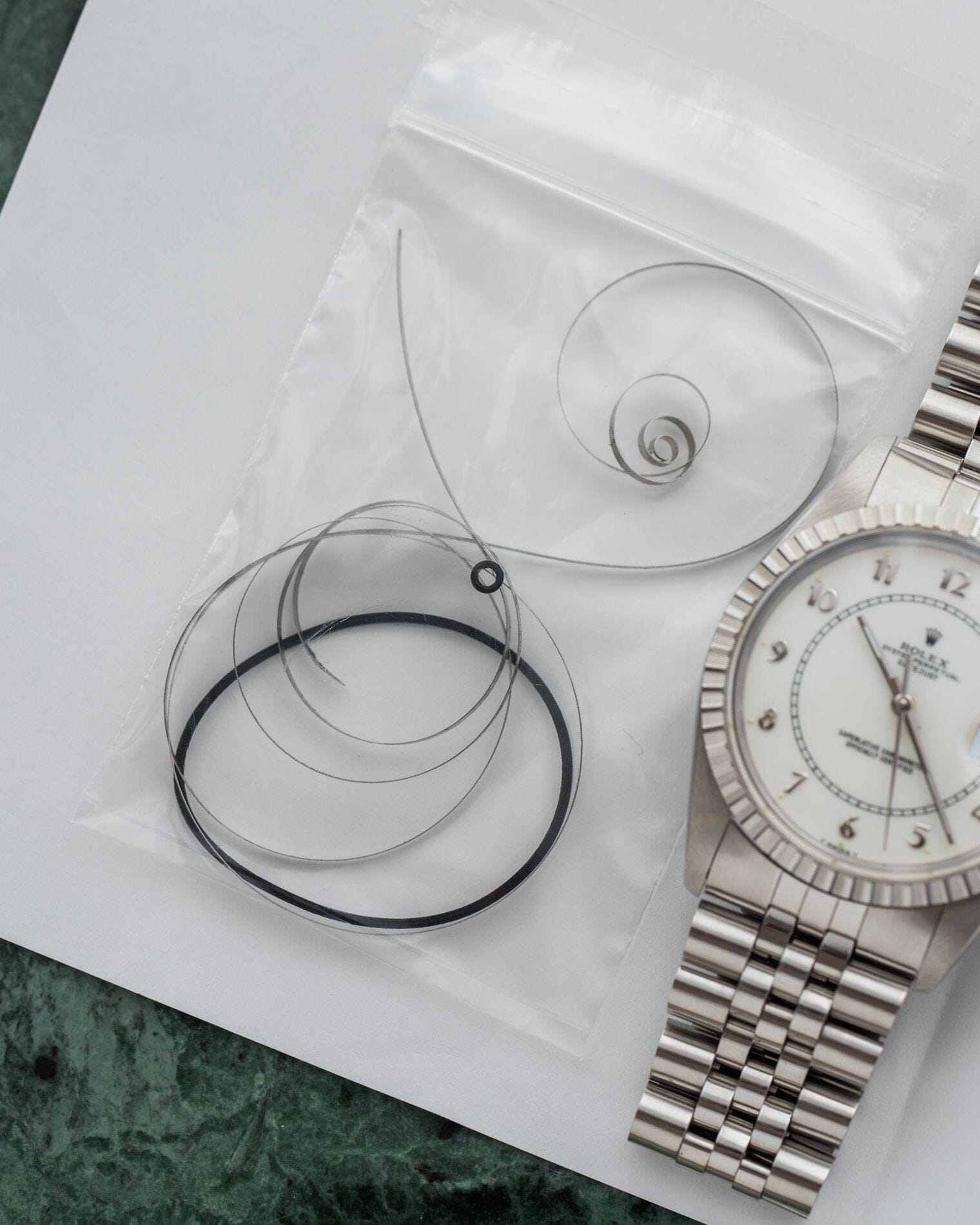 Rolex デイトジャスト 16030 ホワイトボイラーゲージ Watch ROLEX