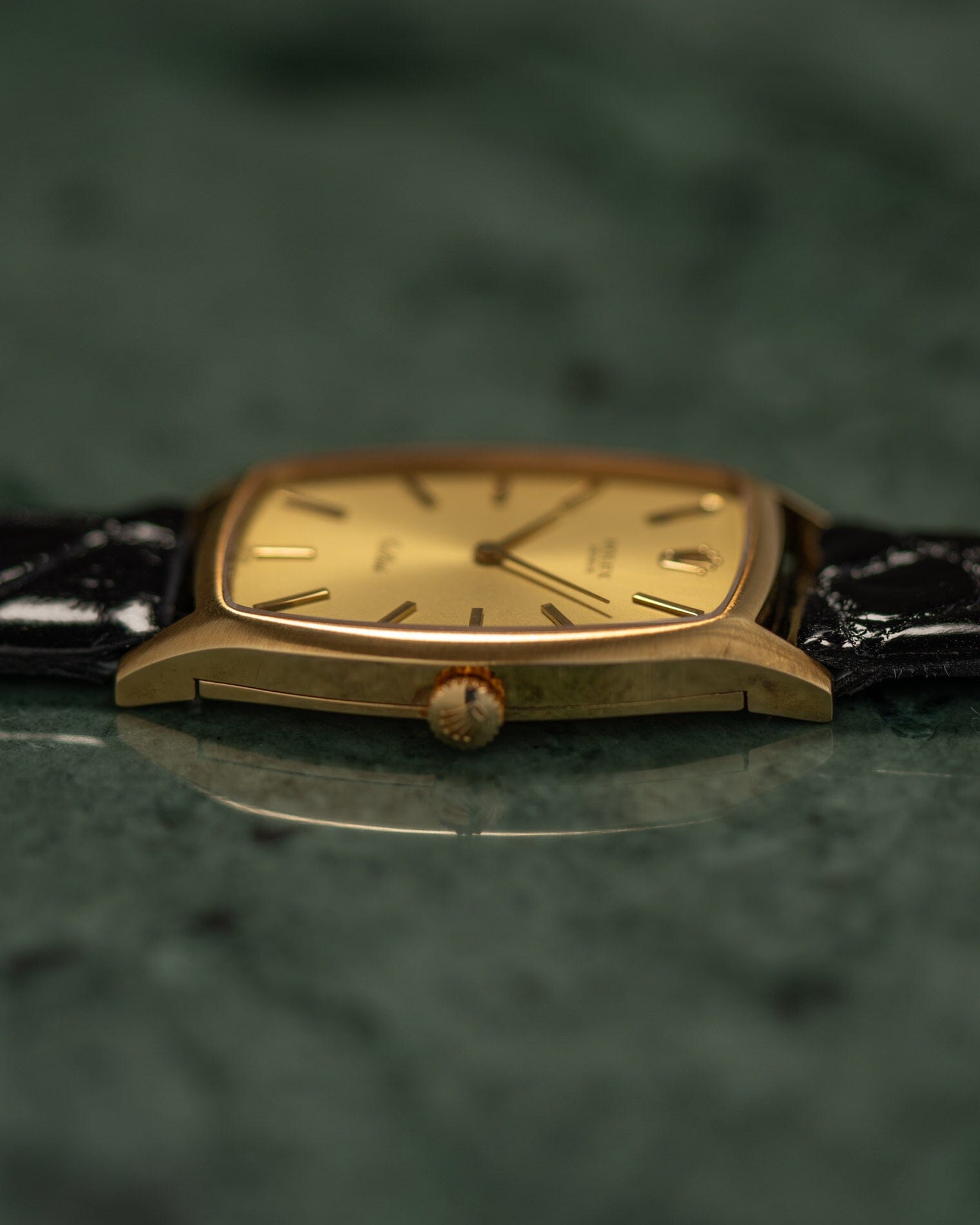 Rolex チェリーニ 3807 YG シャンパンダイアル 裏蓋シールあり Watch ROLEX