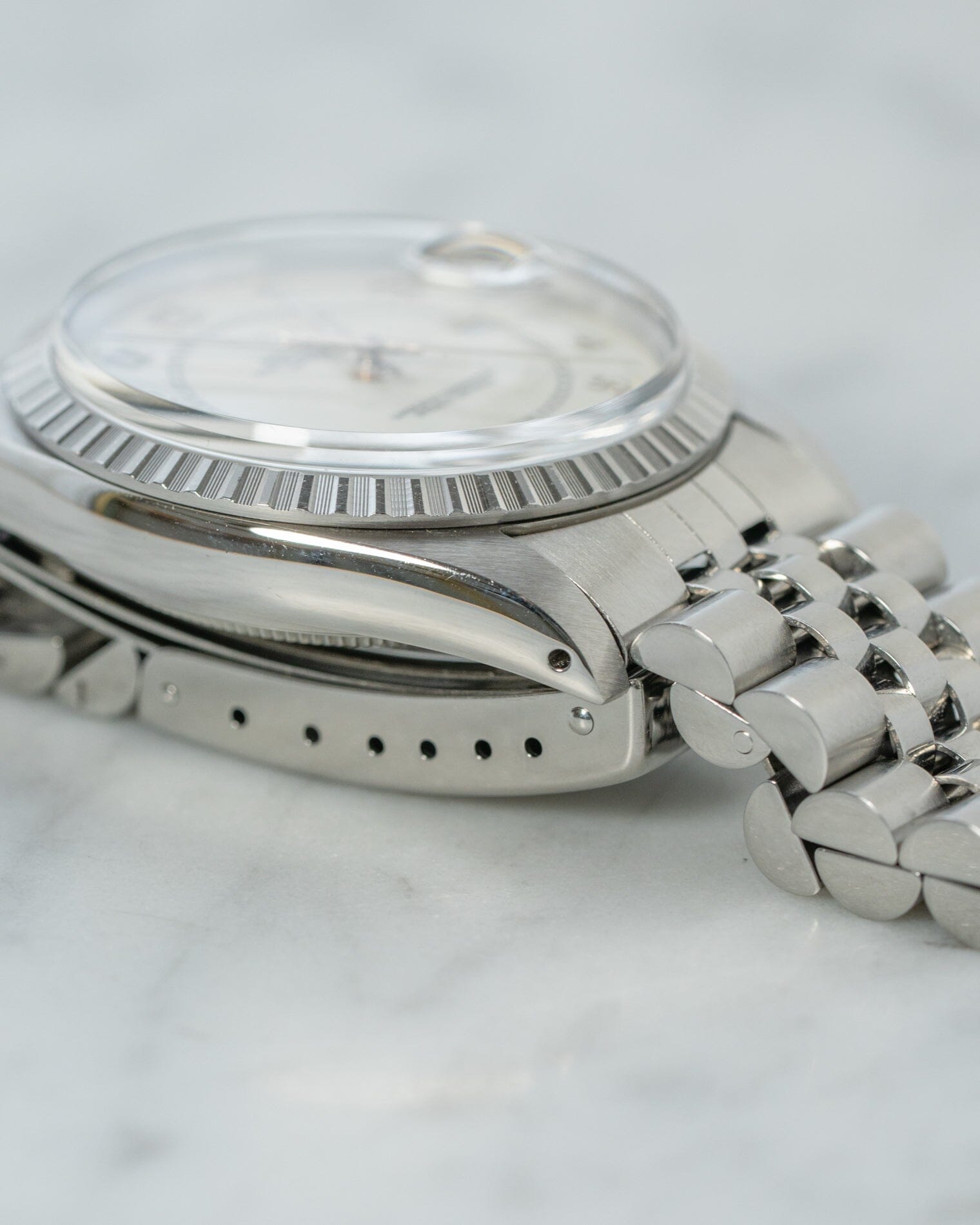 Rolex デイトジャスト 16030 ホワイトボイラーゲージ Watch ROLEX