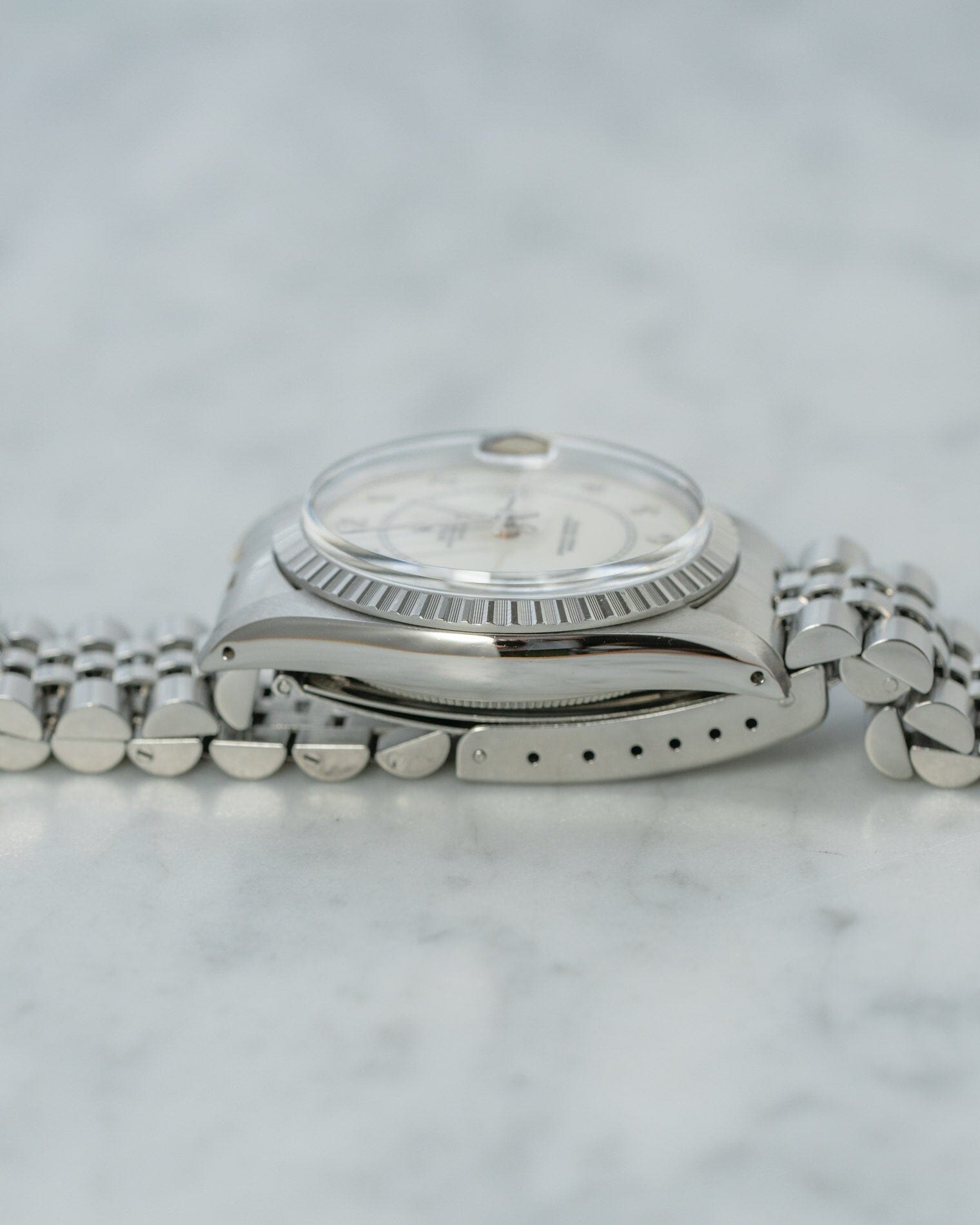 Rolex デイトジャスト 16030 ホワイトボイラーゲージ Watch ROLEX