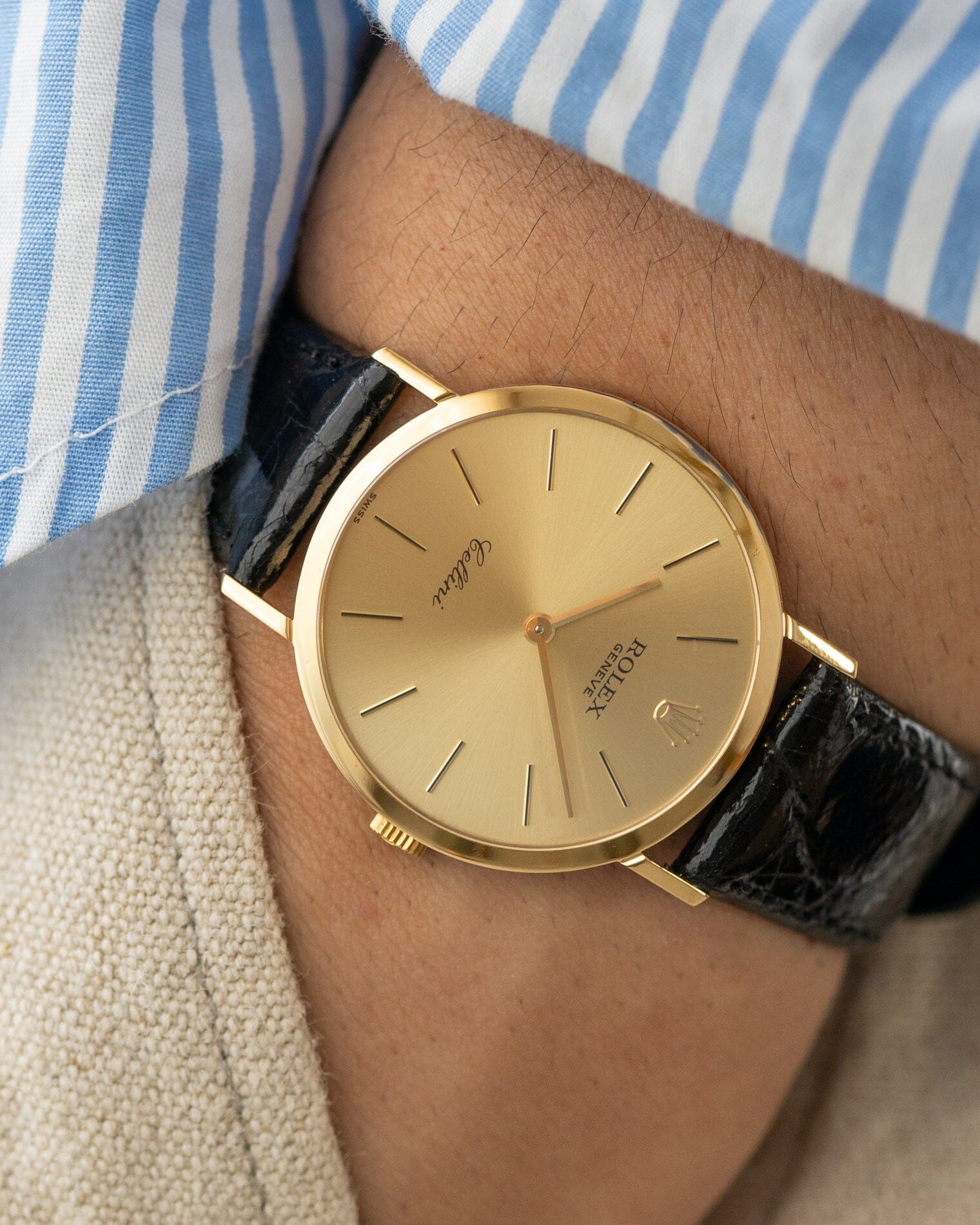 Rolex チェリーニ 4112 シャンパンダイアル Watch ROLEX