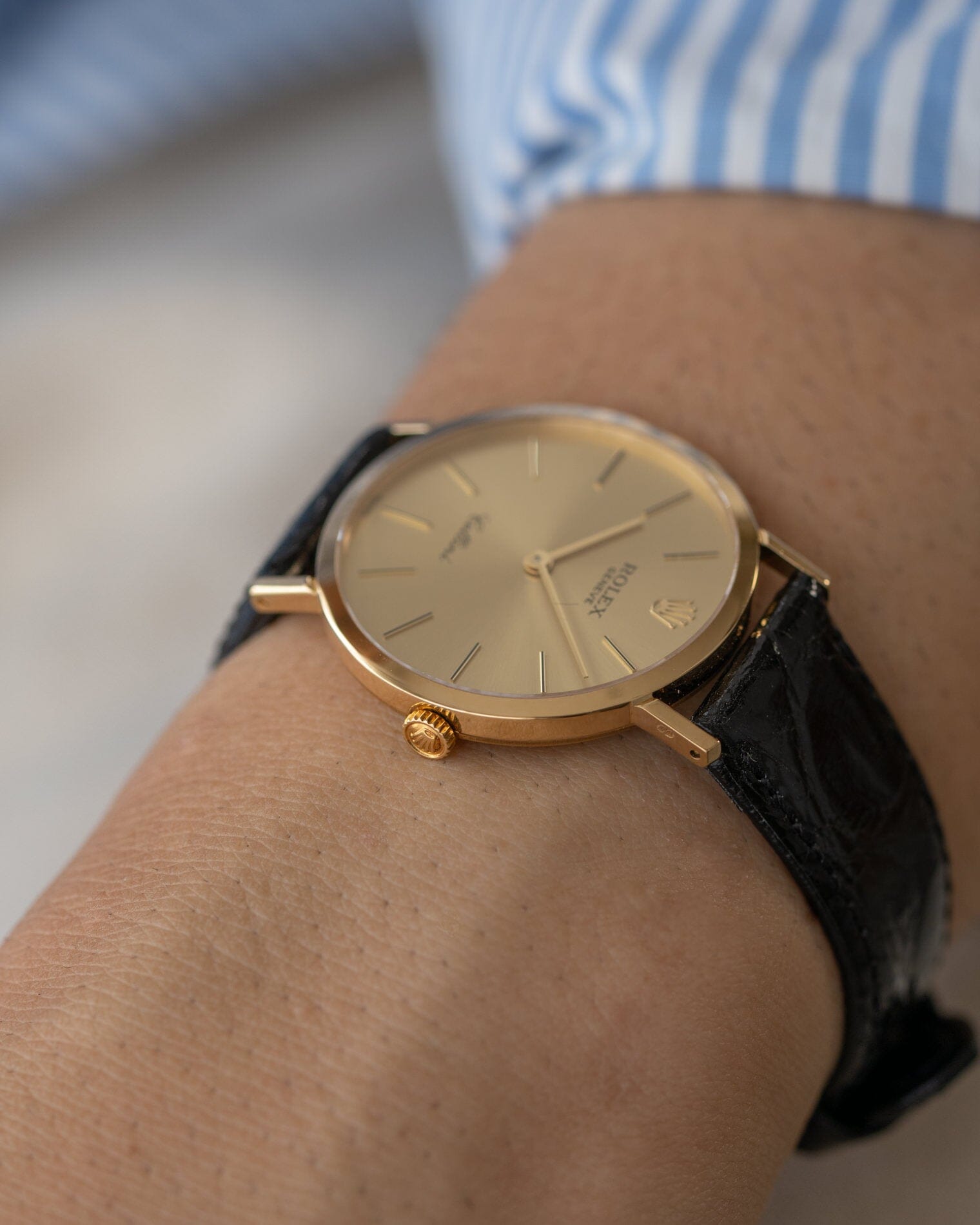 Rolex チェリーニ 4112 シャンパンダイアル Watch ROLEX