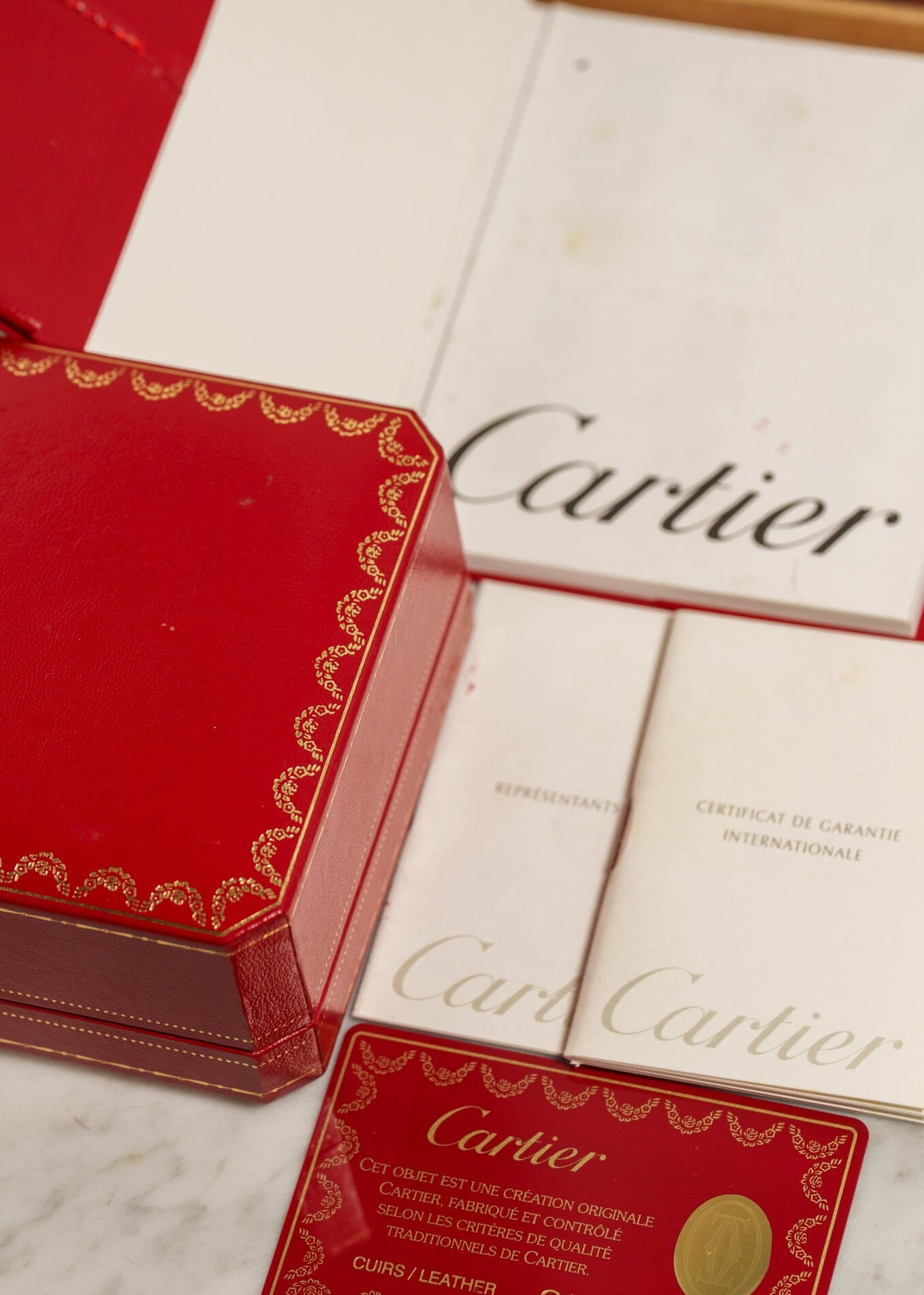 カルティエ マストタンク SM 2415 ビッグアラビア QZ 箱保証書付き Watch CARTIER