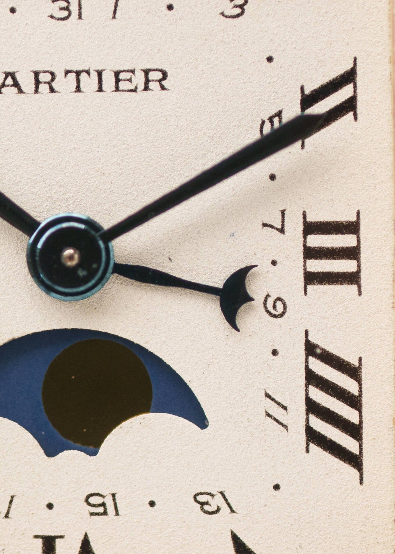 Cartier タンク ルイ カルティエ SM 819003 YG ムーンフェイズ Watch CARTIER