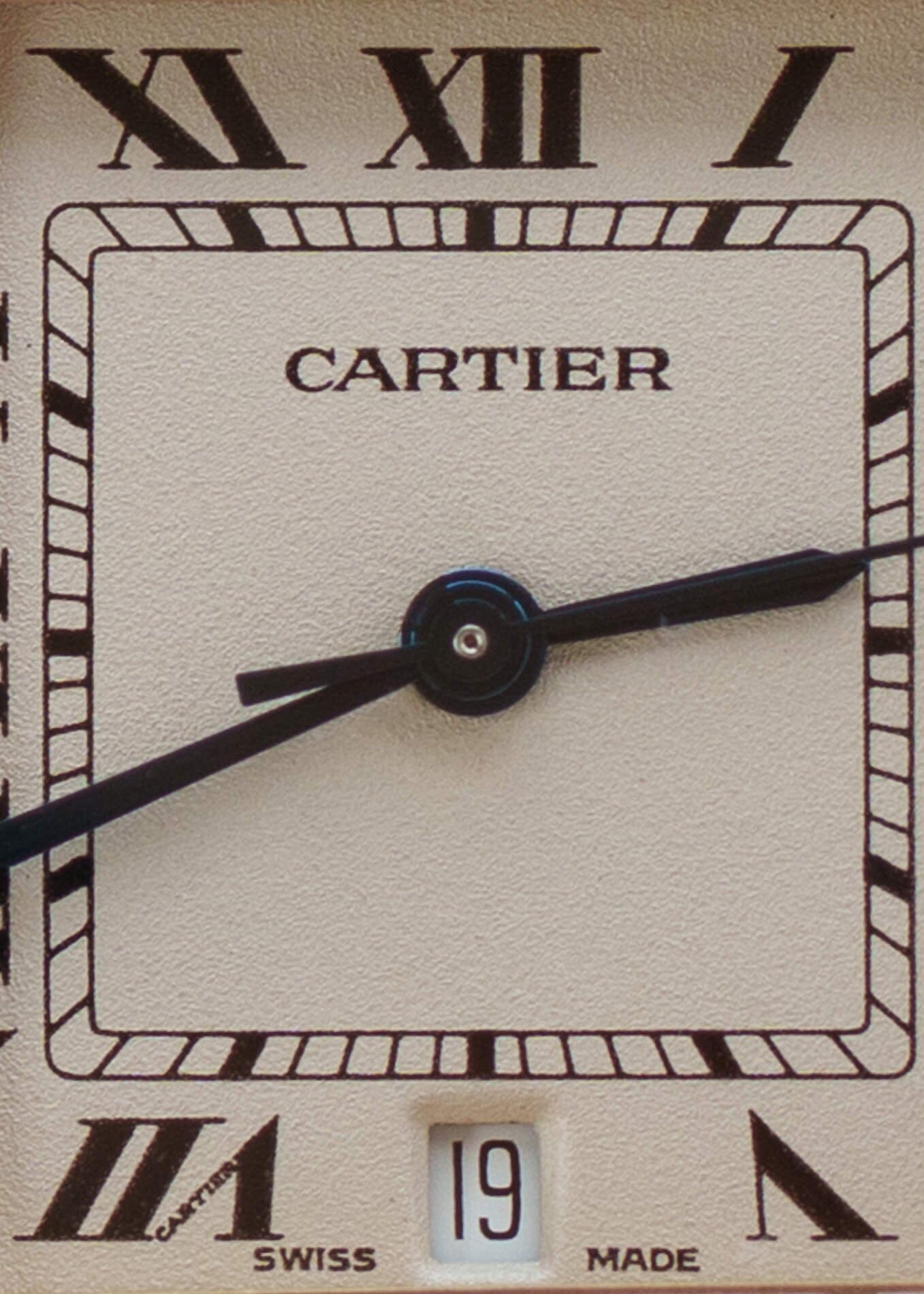 Cartier Santos Galbee LM 887901 YG with Service Paper Watch CARTIER