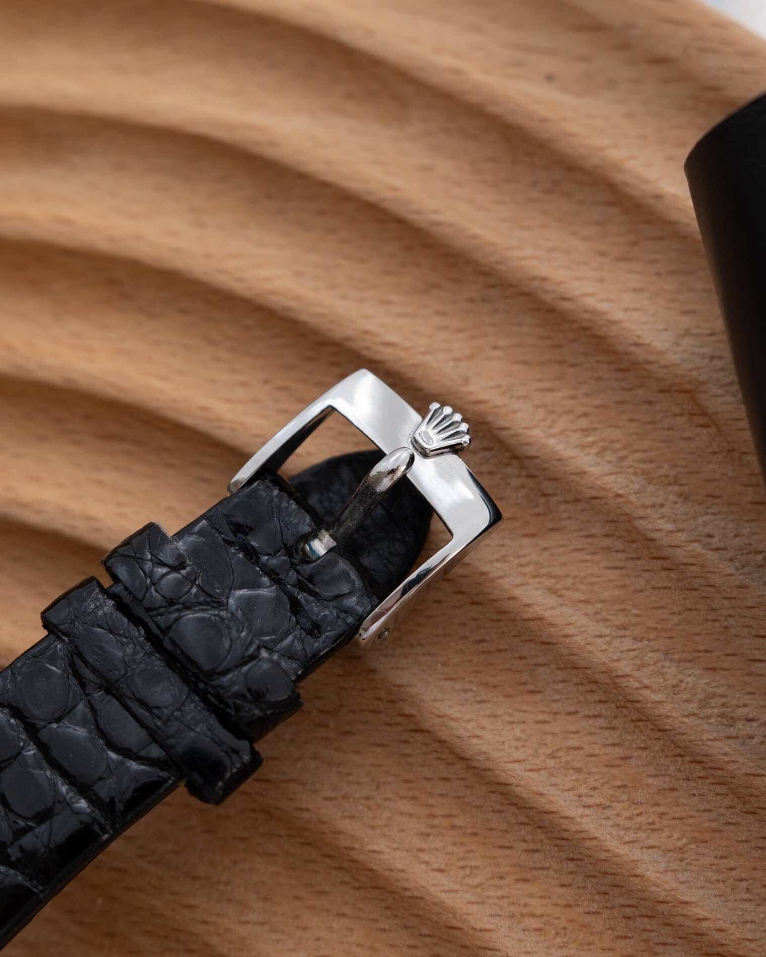 Rolex チェリーニ 4014 WG レクタングル ネイビーダイアル Watch ROLEX