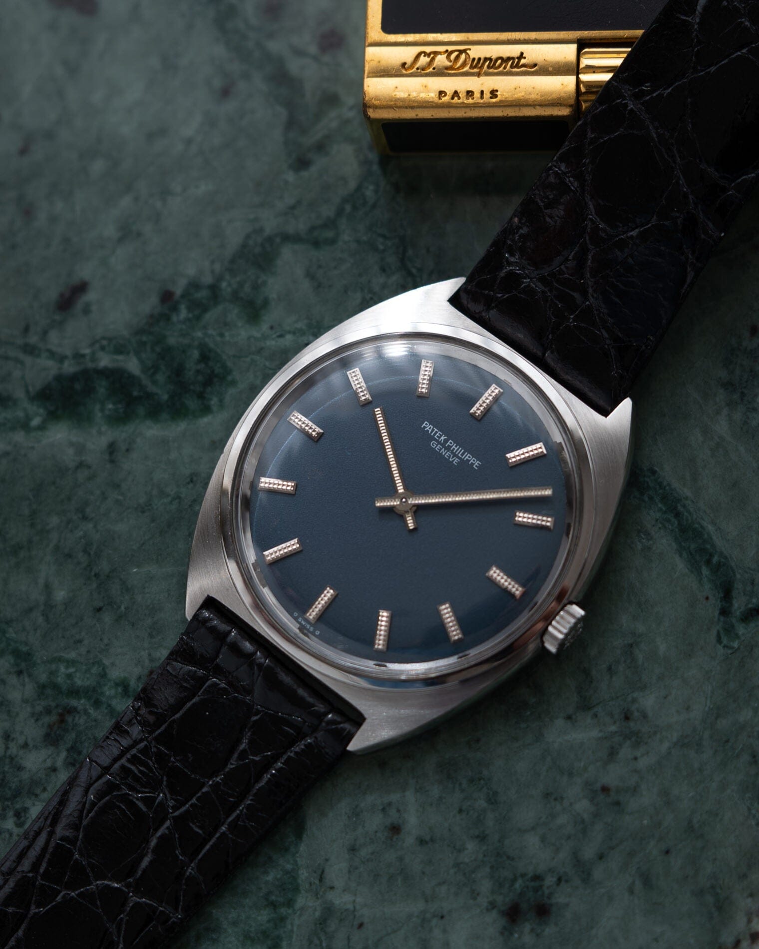 Patek Philippe カラトラバ 3574 SS ブルーダイアル アーカイブ付き Watch PATEK PHILIPPE