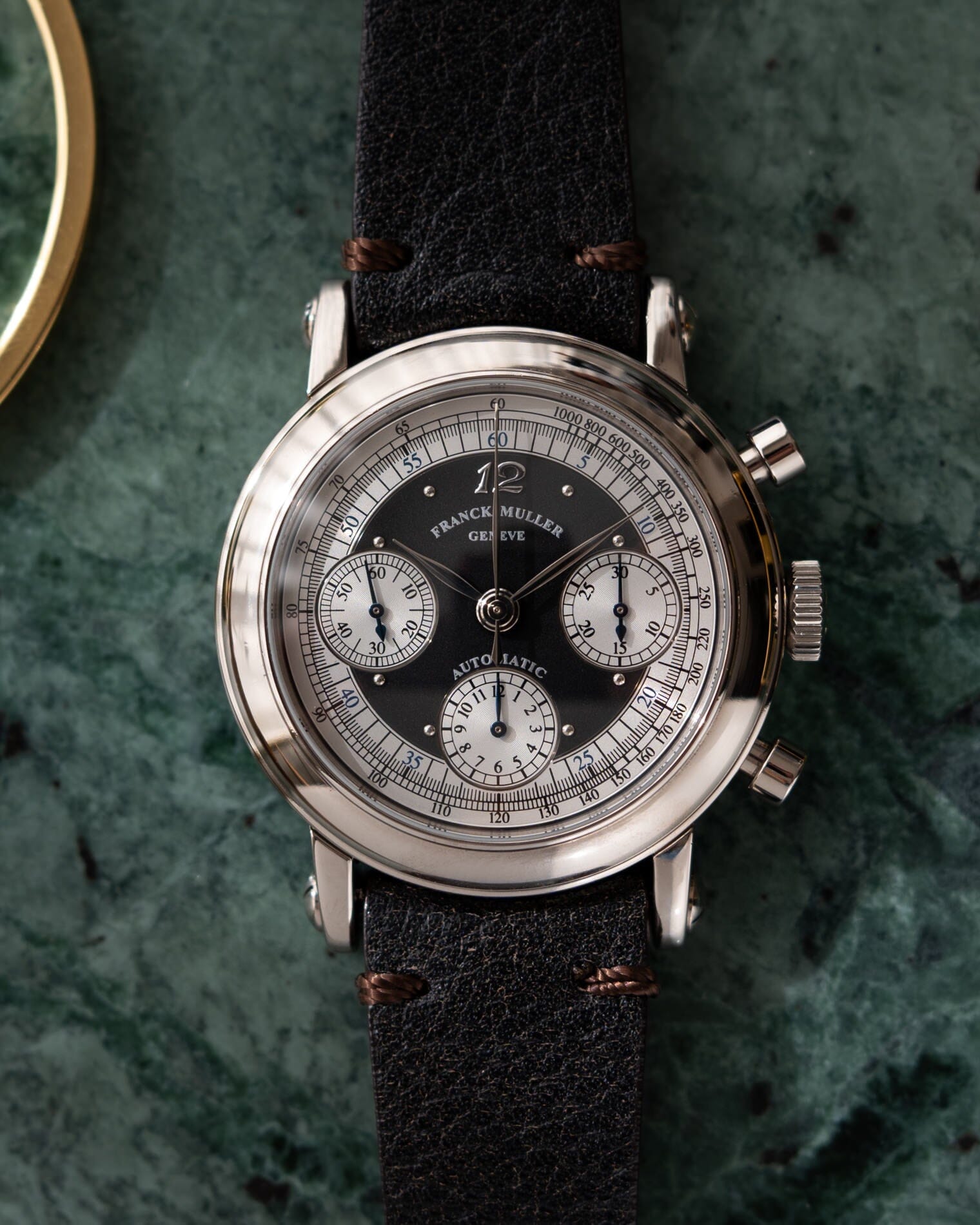 Franck Muller 7000CC クロノグラフ WG ブラック 箱保証書付き Watch FRACK MULLER