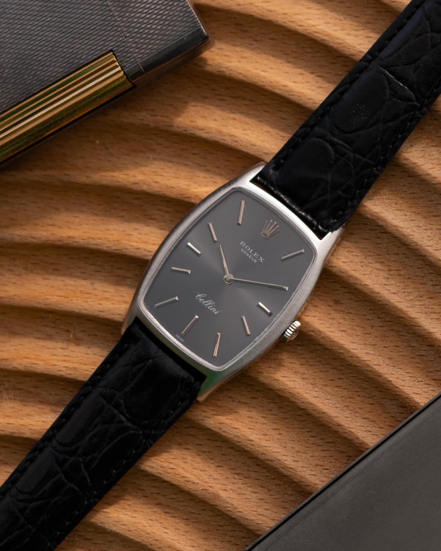 Rolex チェリーニ 3807 WG グレーダイアル Watch ROLEX