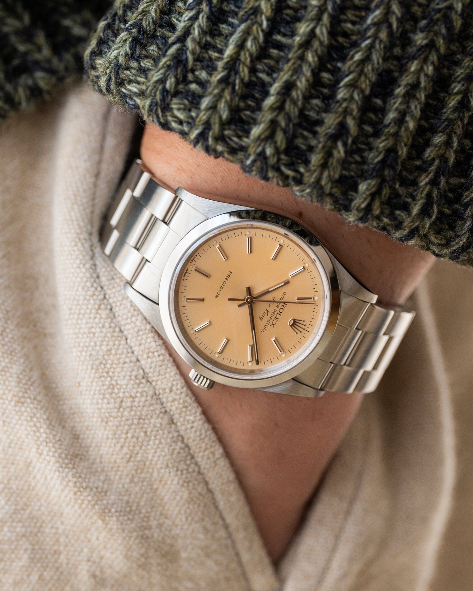 Rolex エアキング 14000 クリームダイアル Watch ROLEX